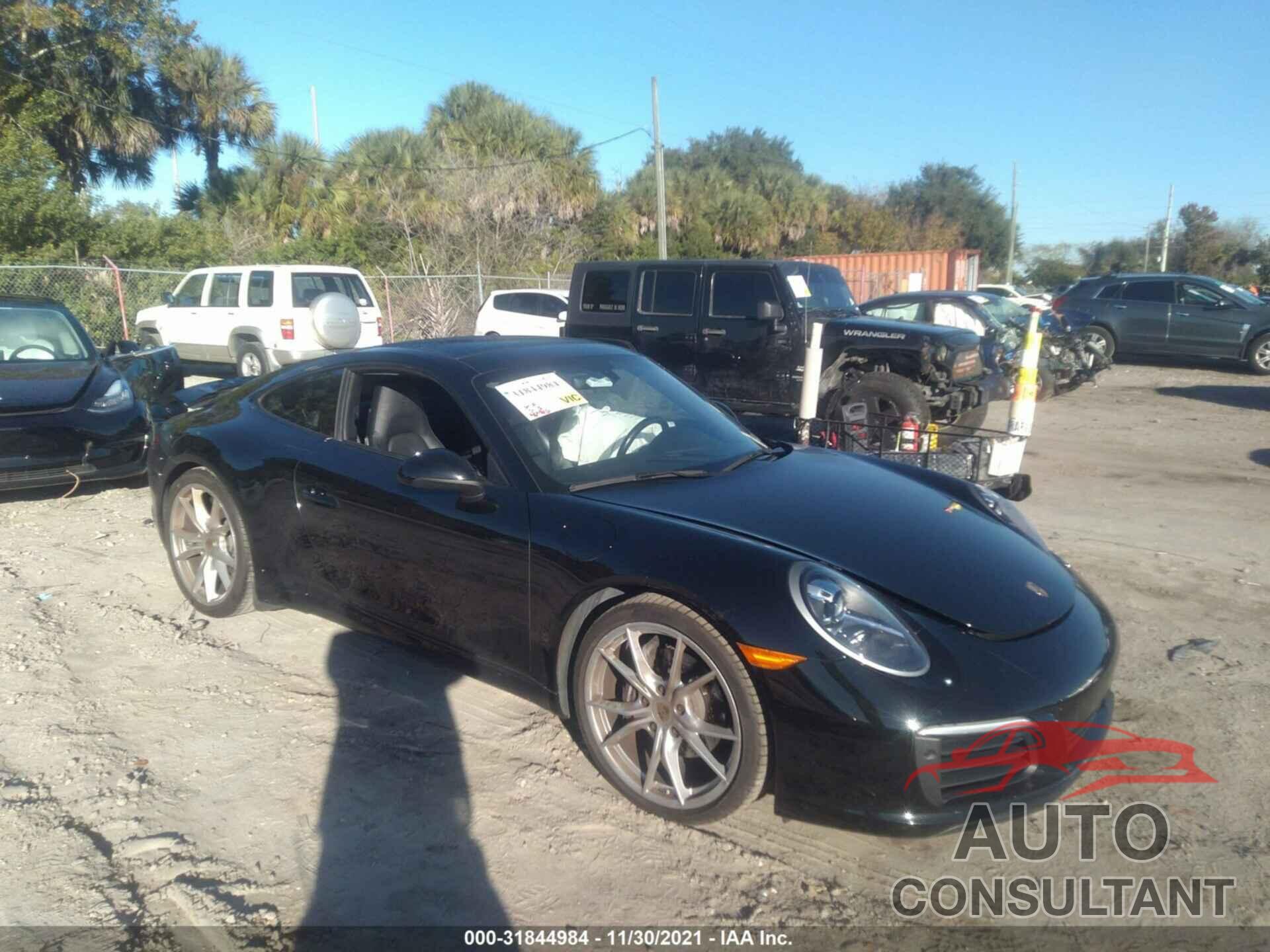 PORSCHE 911 2017 - WP0AA2A94HS108275