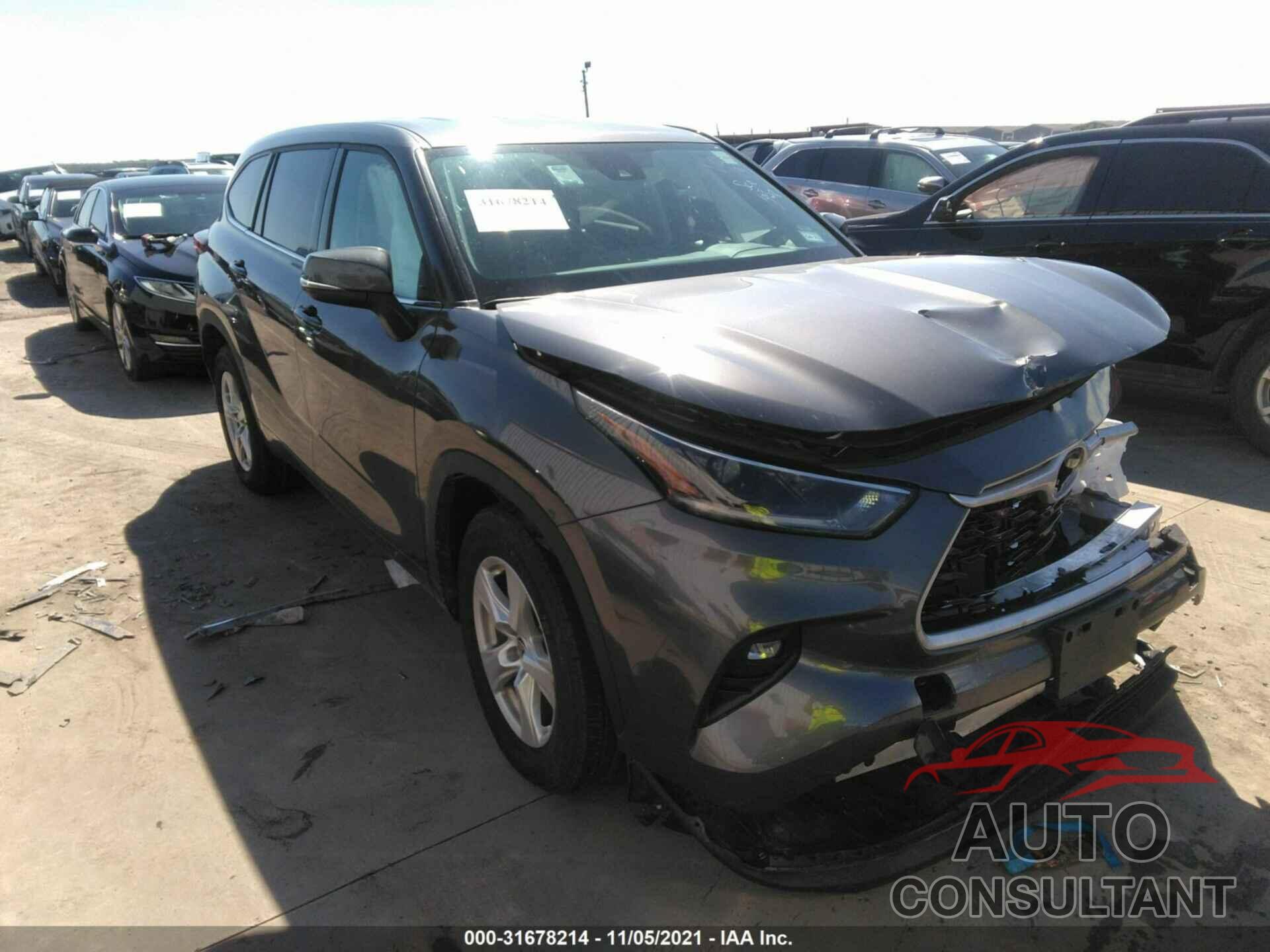 TOYOTA HIGHLANDER 2021 - 5TDZZRAH7MS067154