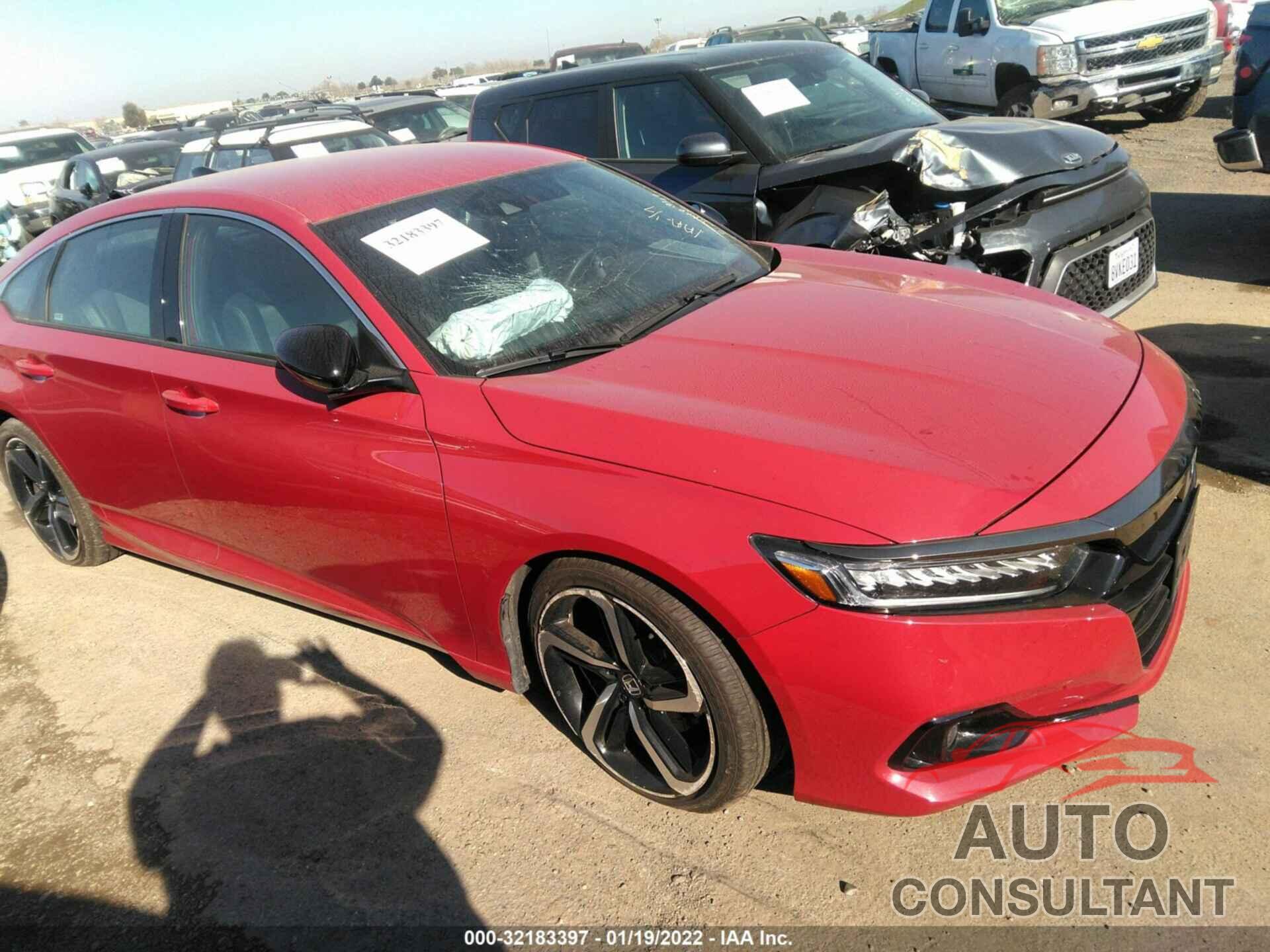 HONDA ACCORD SEDAN 2021 - 1HGCV1F31MA077080