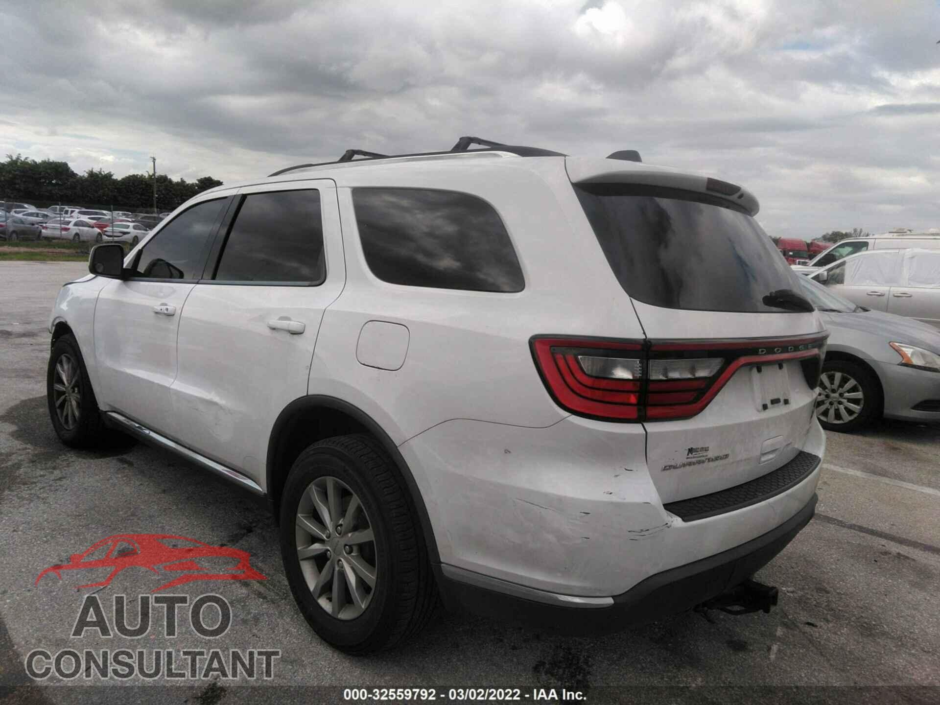 DODGE DURANGO 2017 - 1C4RDHAG0HC657056