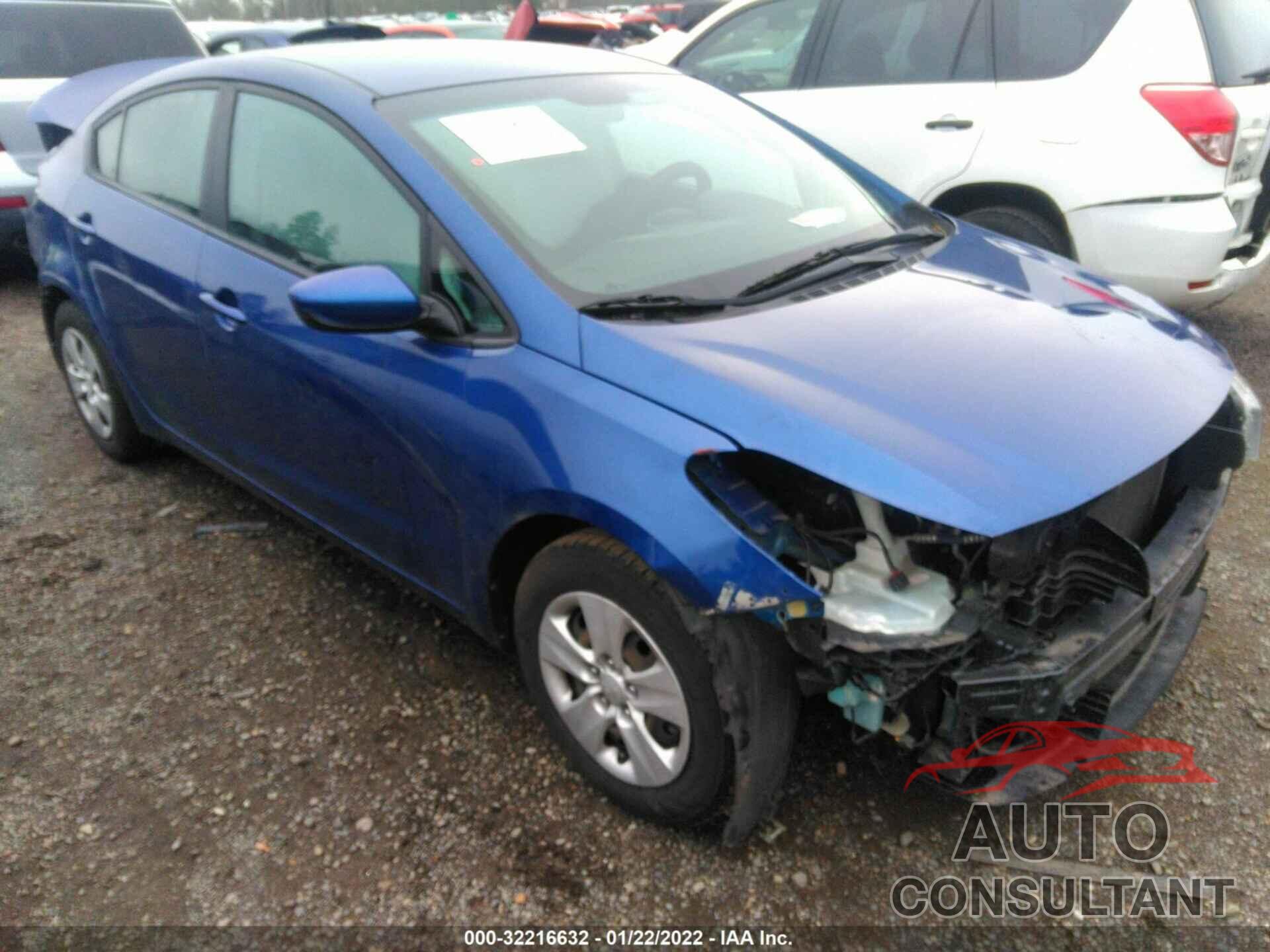 KIA FORTE 2017 - 3KPFK4A70HE016614