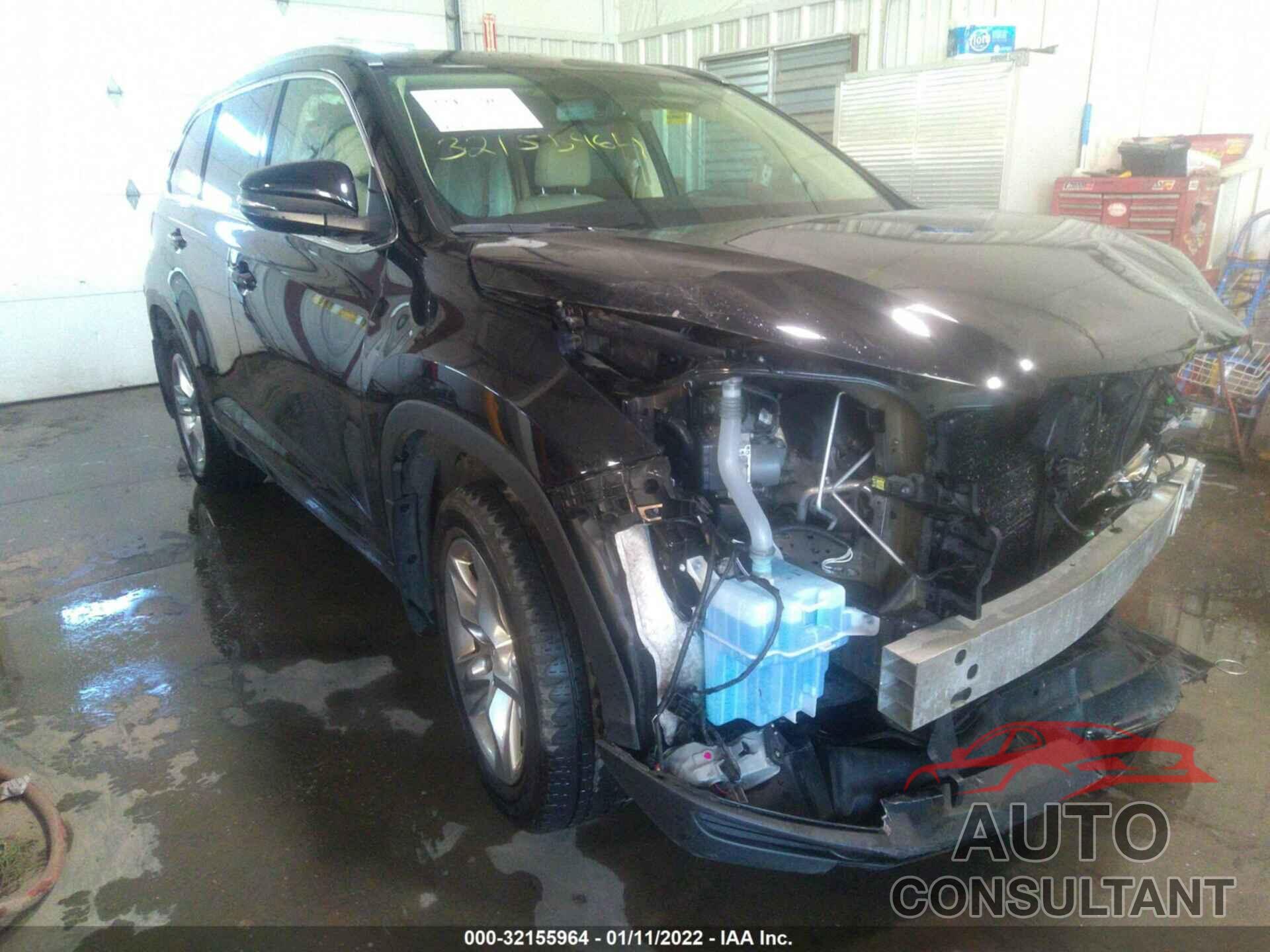TOYOTA HIGHLANDER 2016 - 5TDDKRFH0GS231422