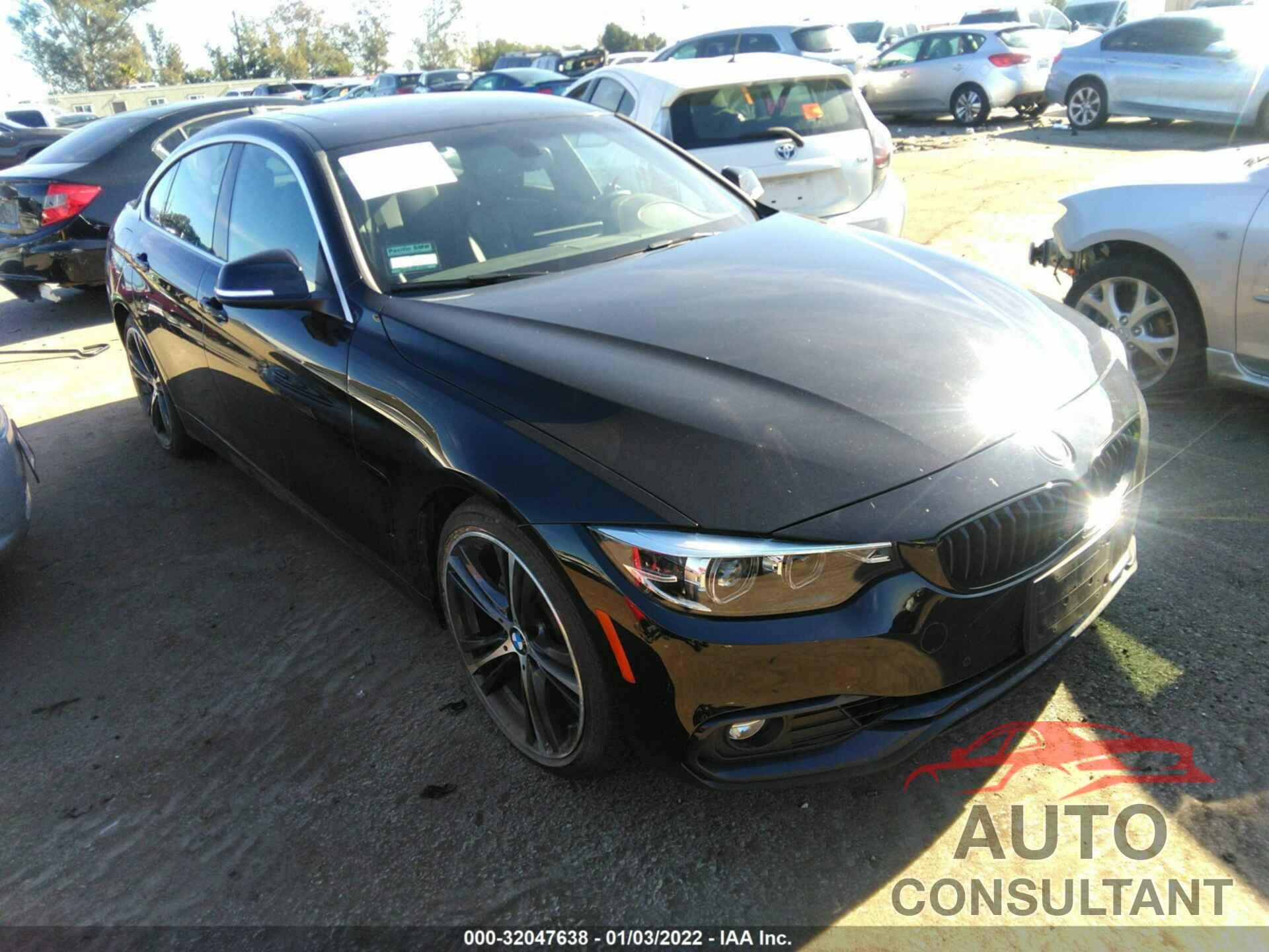 BMW 4 SERIES 2019 - WBA4J1C51KBM16283