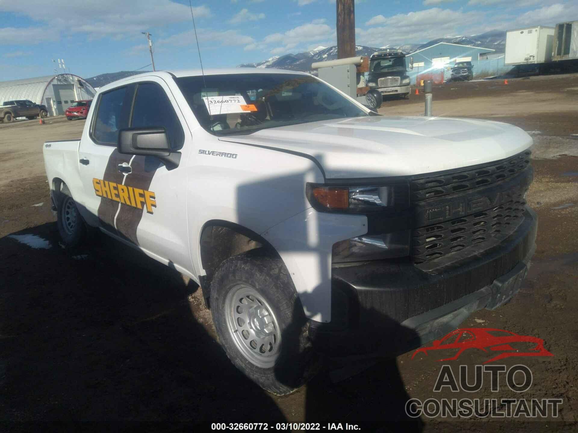 CHEVROLET SILVERADO 1500 2019 - 3GCUYAEF5KG100557