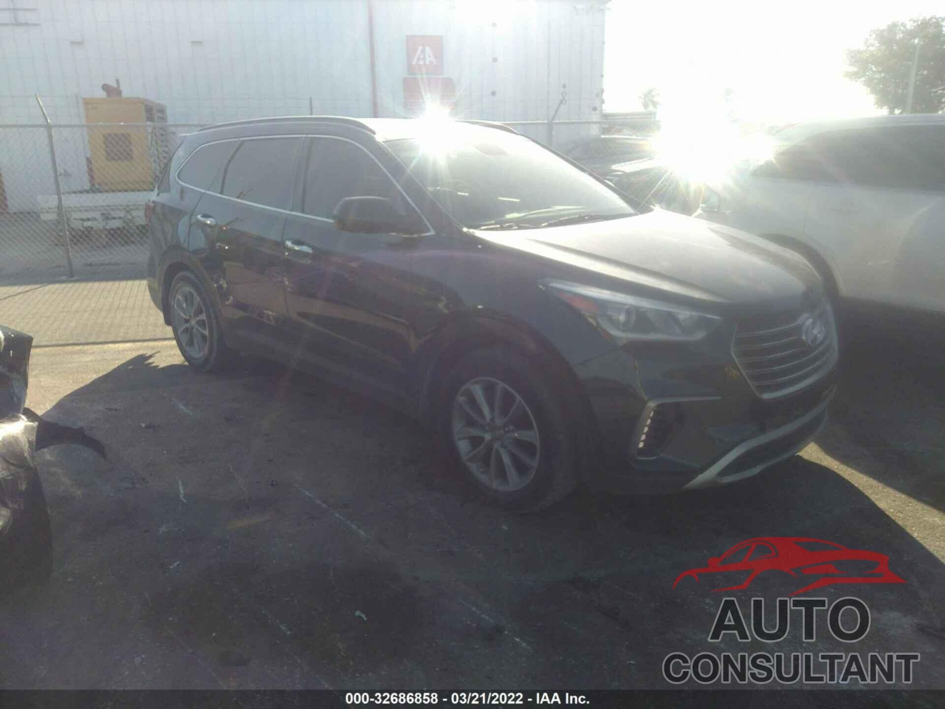 HYUNDAI SANTA FE 2017 - KM8SM4HF4HU226443