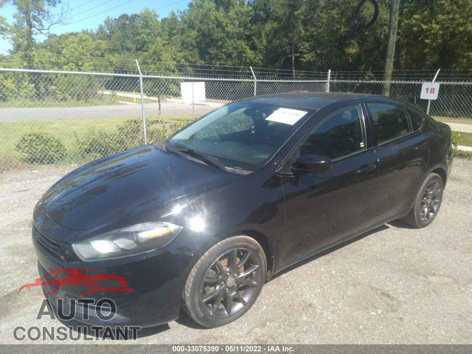 DODGE DART 2016 - 1C3CDFAA2GD728924