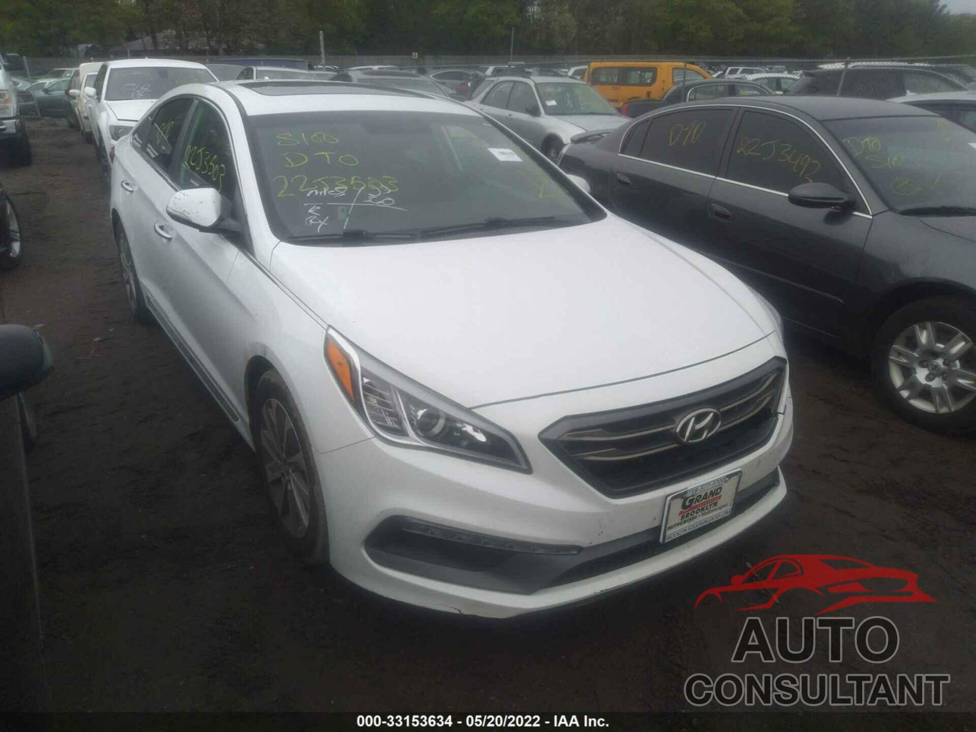 HYUNDAI SONATA 2017 - 5NPE34AF8HH458861