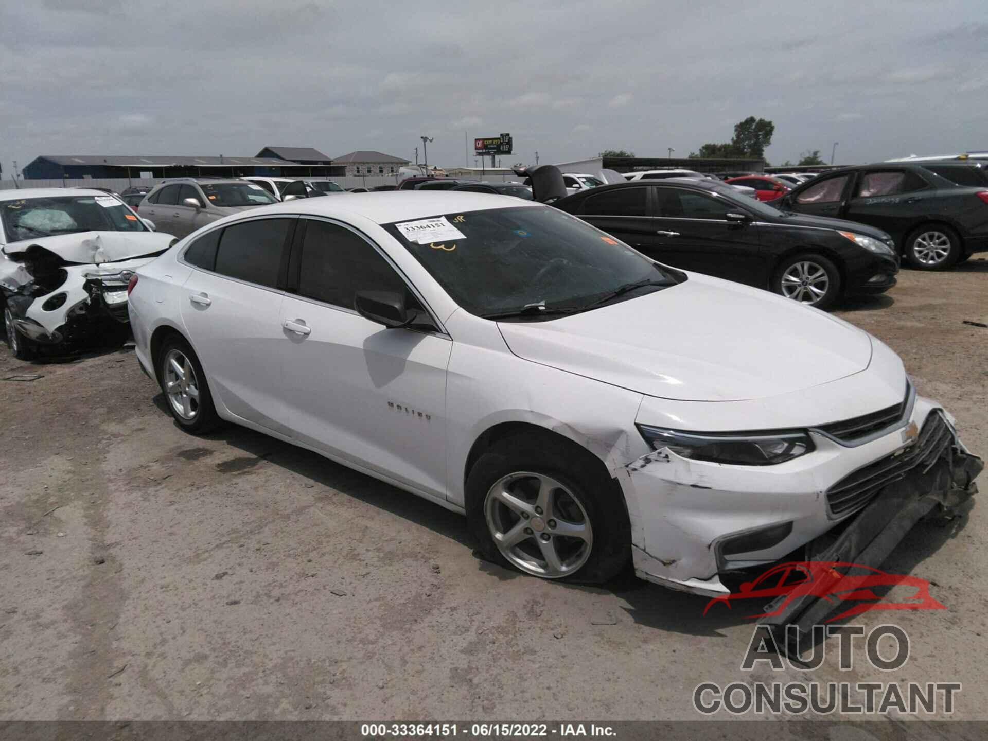 CHEVROLET MALIBU 2016 - 1G1ZB5ST5GF215735