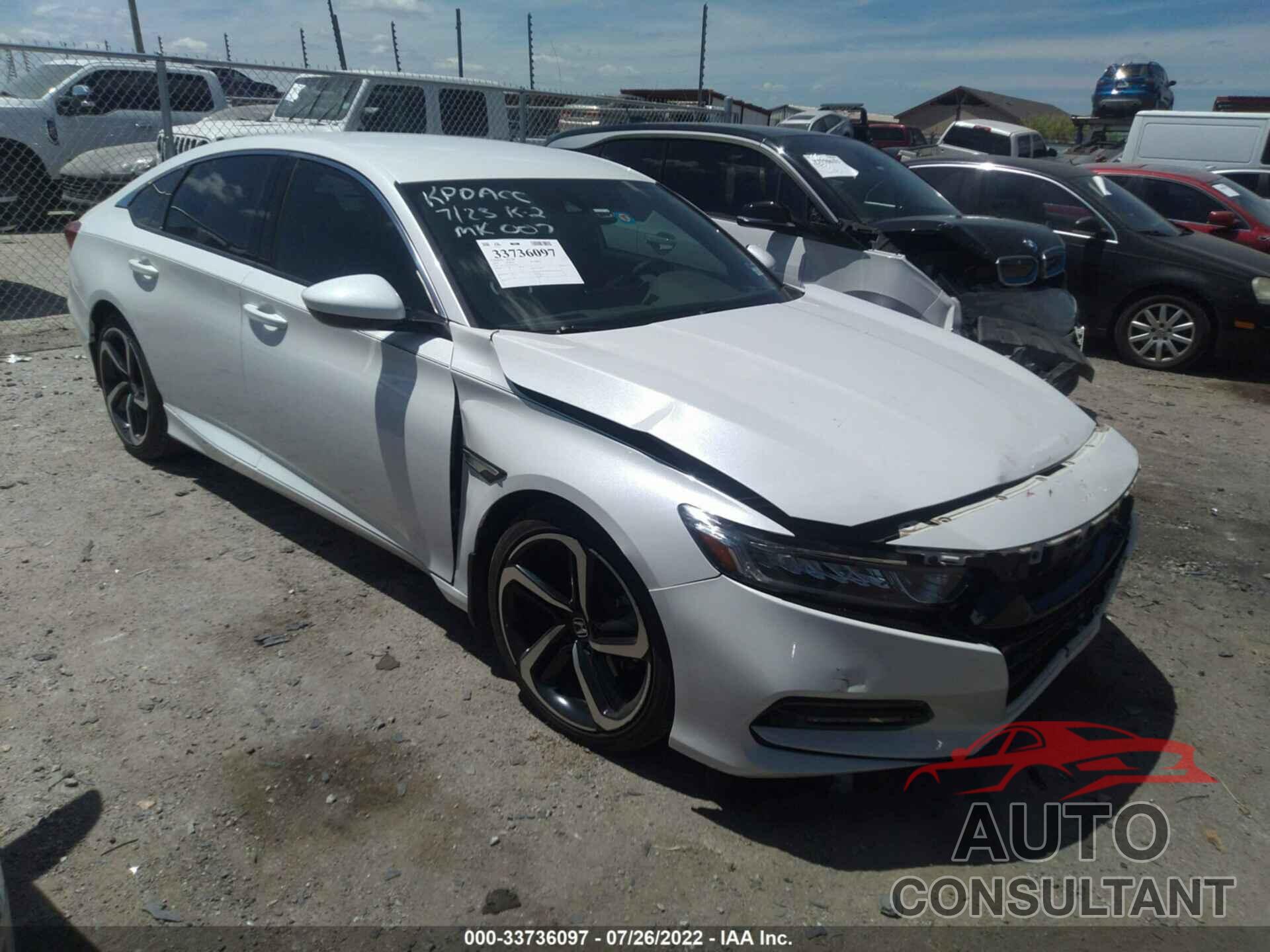 HONDA ACCORD SEDAN 2018 - 1HGCV1F30JA009798