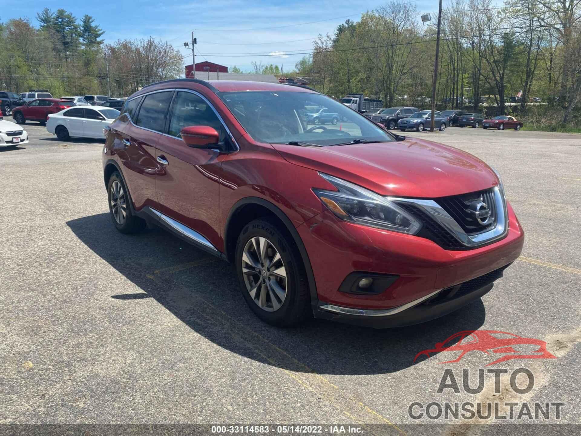 NISSAN MURANO 2018 - 5N1AZ2MH5JN135240