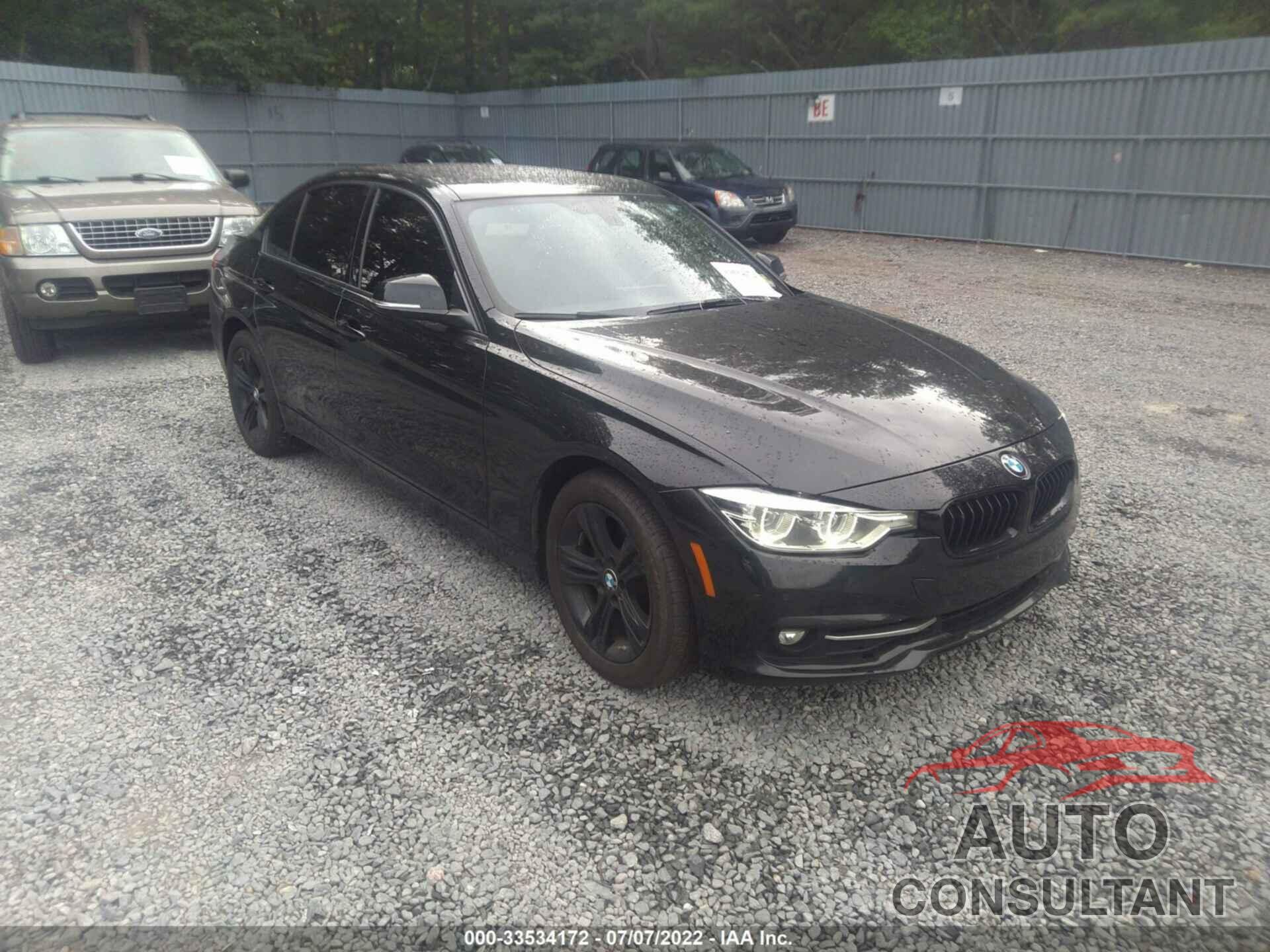 BMW 3 SERIES 2016 - WBA8F1C51GK438813