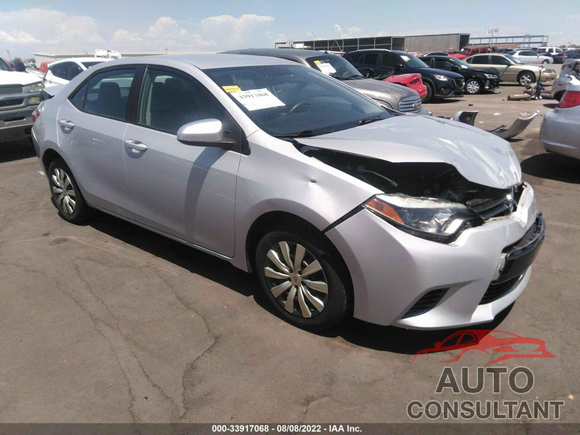 TOYOTA COROLLA 2016 - 2T1BURHE8GC566943