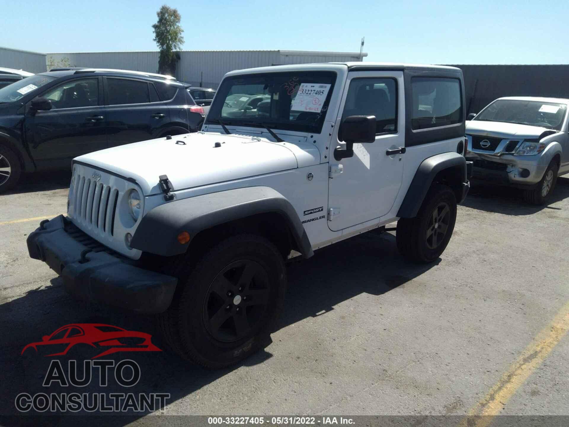 JEEP WRANGLER 2017 - 1C4GJWAG3HL677404