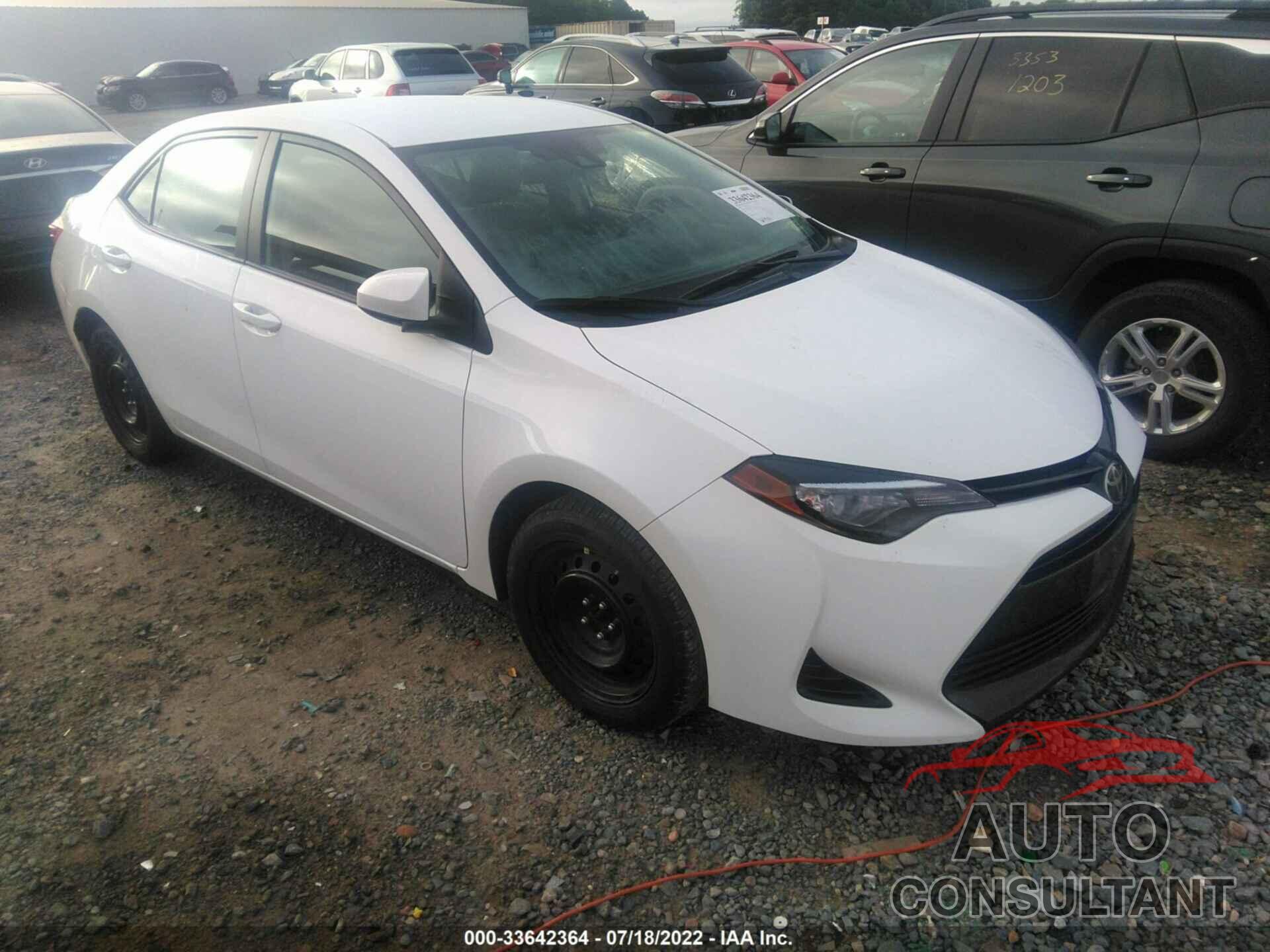 TOYOTA COROLLA 2017 - 2T1BURHE5HC827513