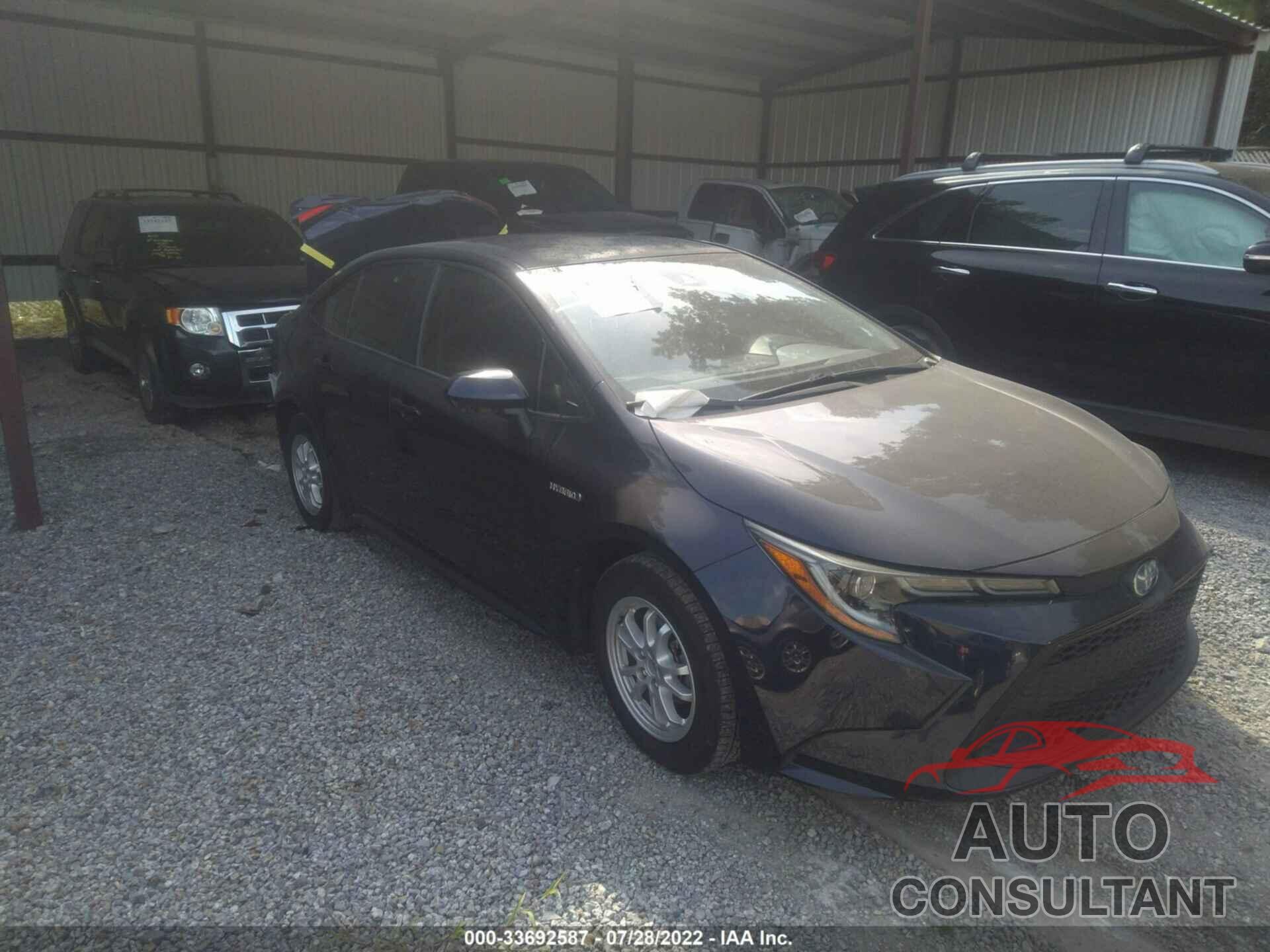 TOYOTA COROLLA 2021 - JTDEAMDE0MJ009989