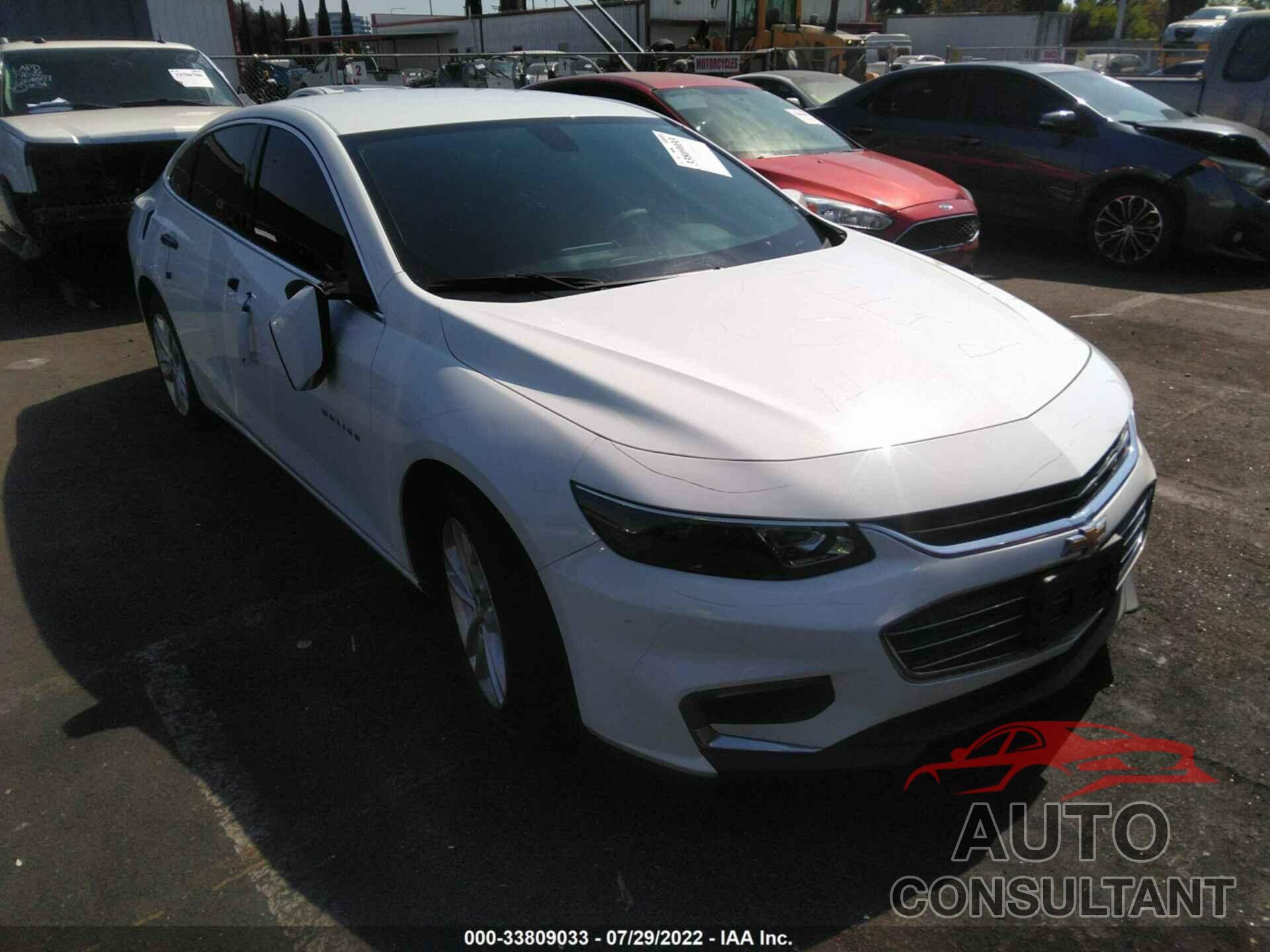 CHEVROLET MALIBU 2017 - 1G1ZE5ST6HF205417