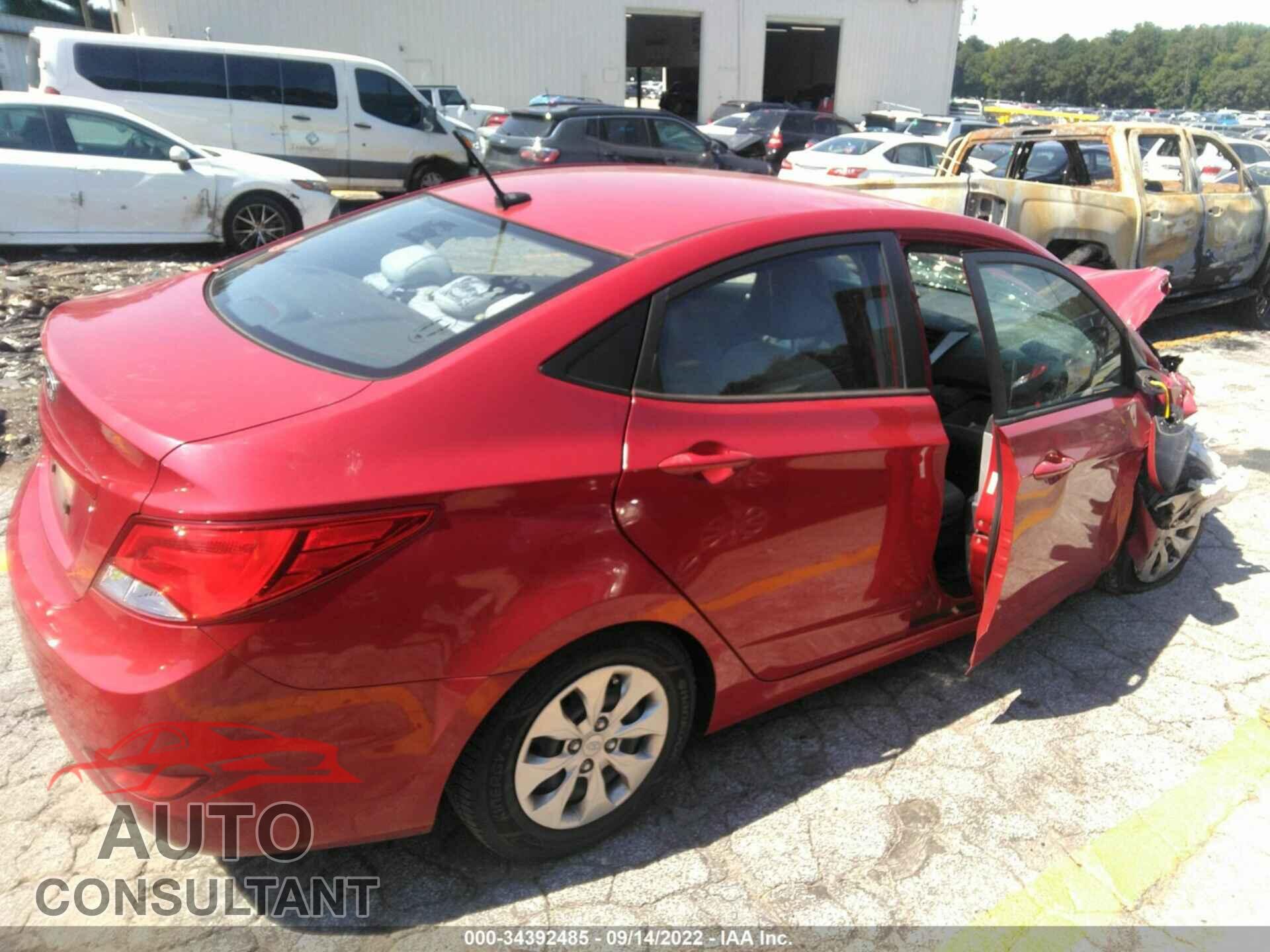 HYUNDAI ACCENT 2017 - KMHCT4AE4HU290720