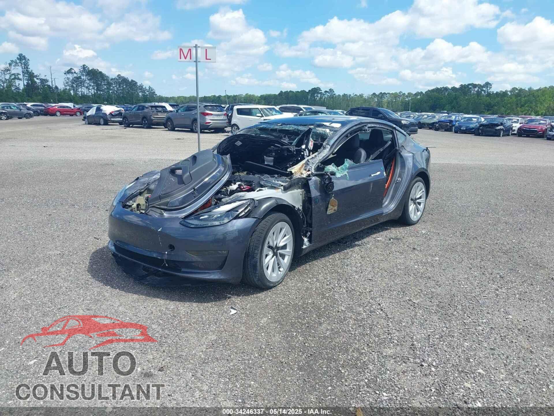 TESLA MODEL 3 2022 - 5YJ3E1EB0NF124664