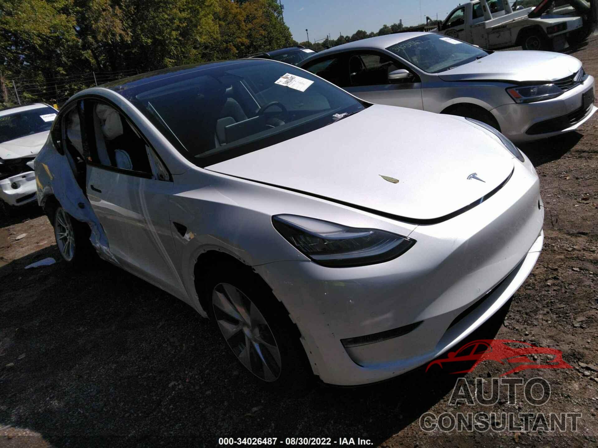 TESLA MODEL Y 2022 - 7SAYGAEE9NF335861