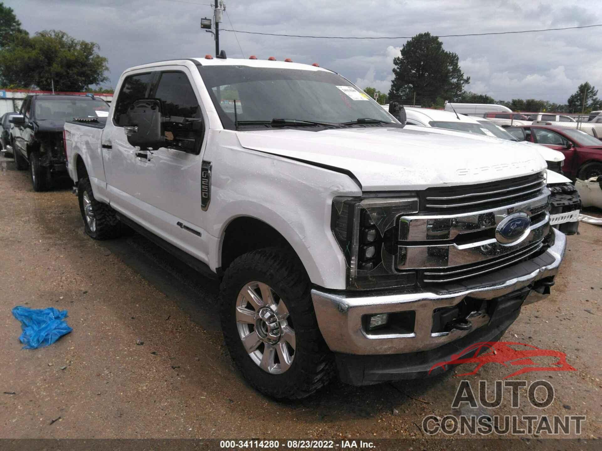 FORD SUPER DUTY F-250 SRW 2019 - 1FT7W2BT4KEG54215