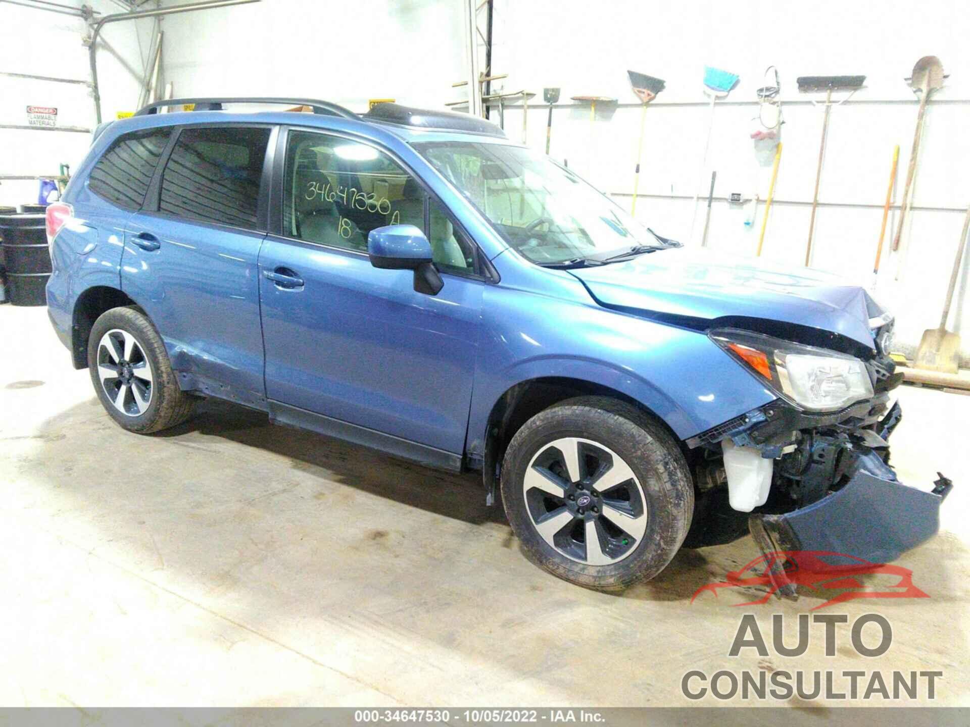 SUBARU FORESTER 2018 - JF2SJAEC0JG528419
