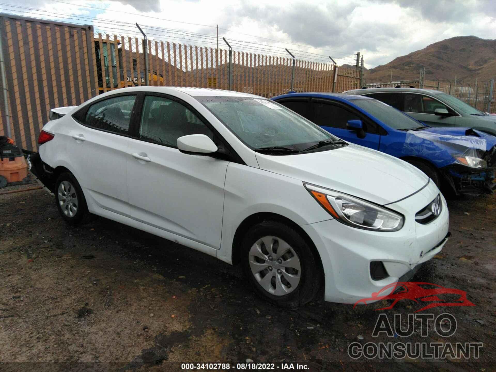 HYUNDAI ACCENT 2016 - KMHCT4AE7GU967287