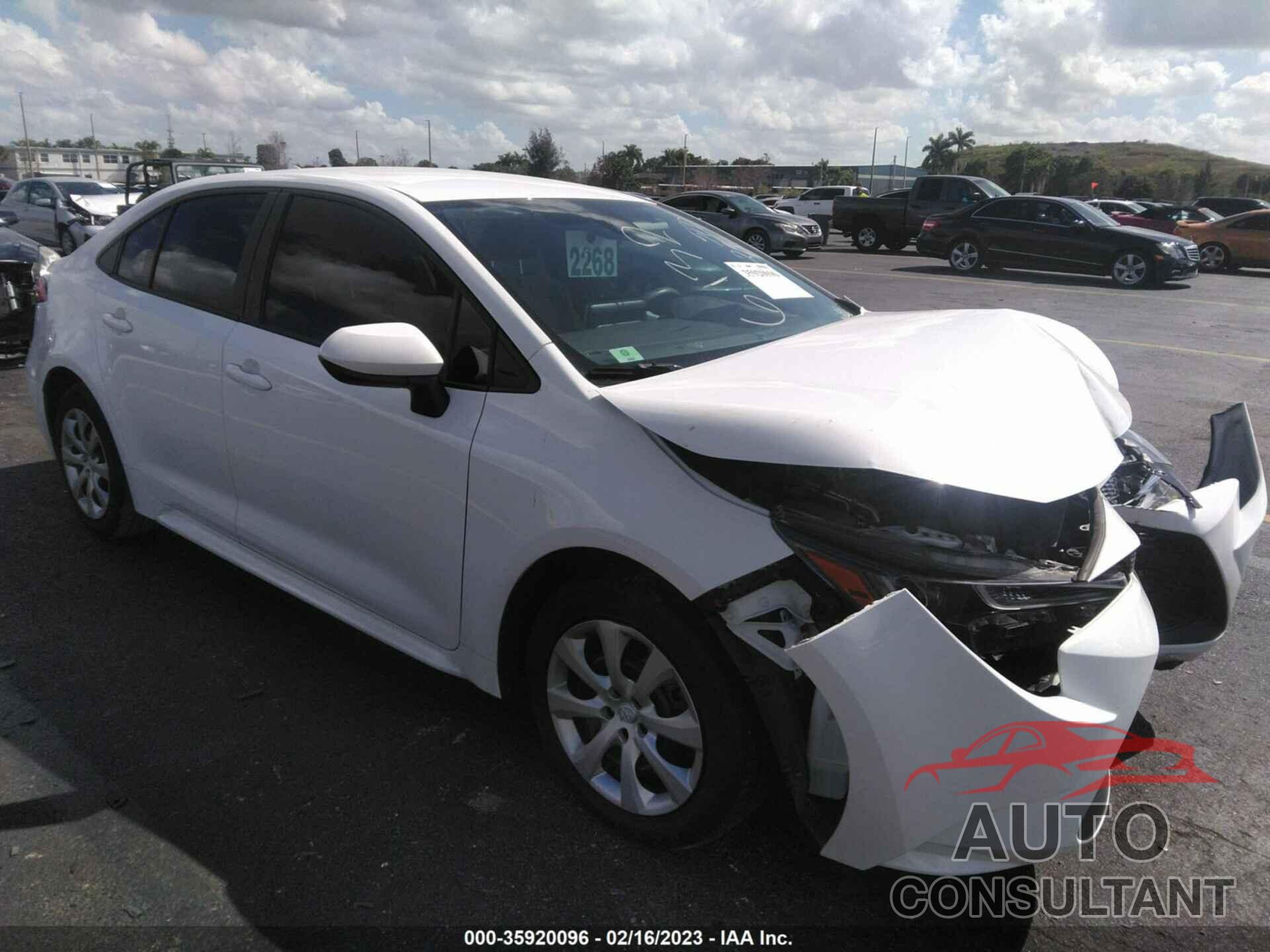 TOYOTA COROLLA 2020 - 5YFEPRAE0LP046132