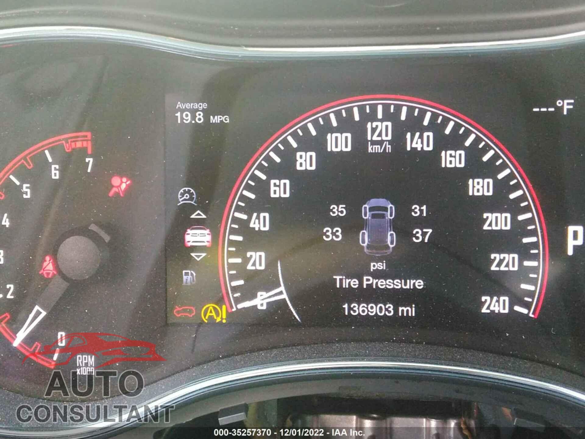 DODGE DURANGO 2016 - 1C4RDJDG3GC362079