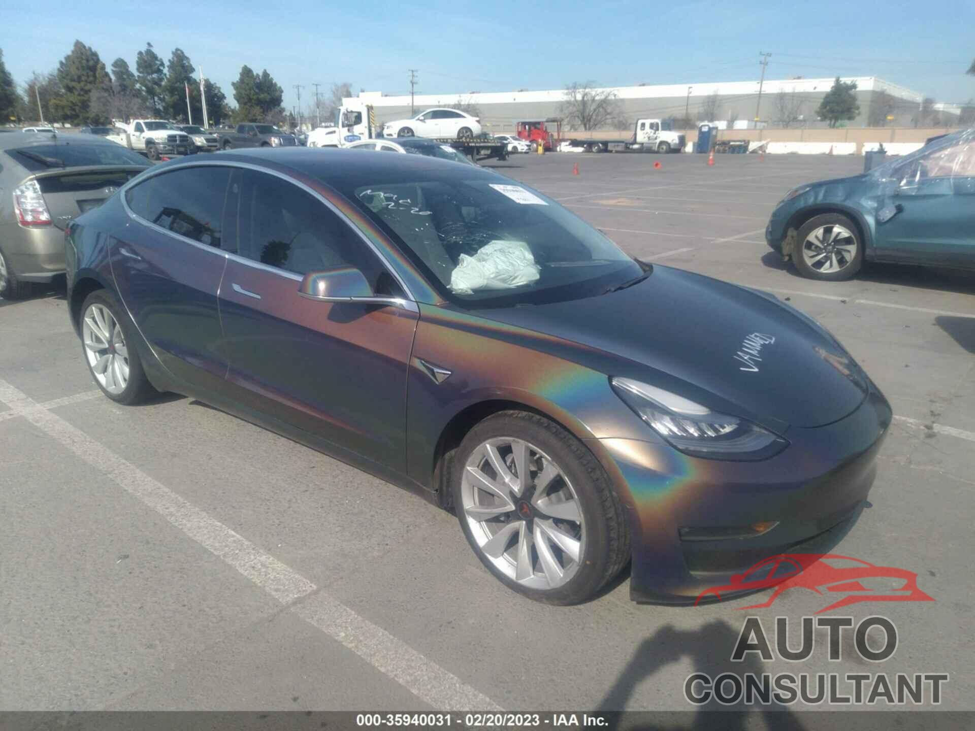 TESLA MODEL 3 2019 - 5YJ3E1EA5KF323793