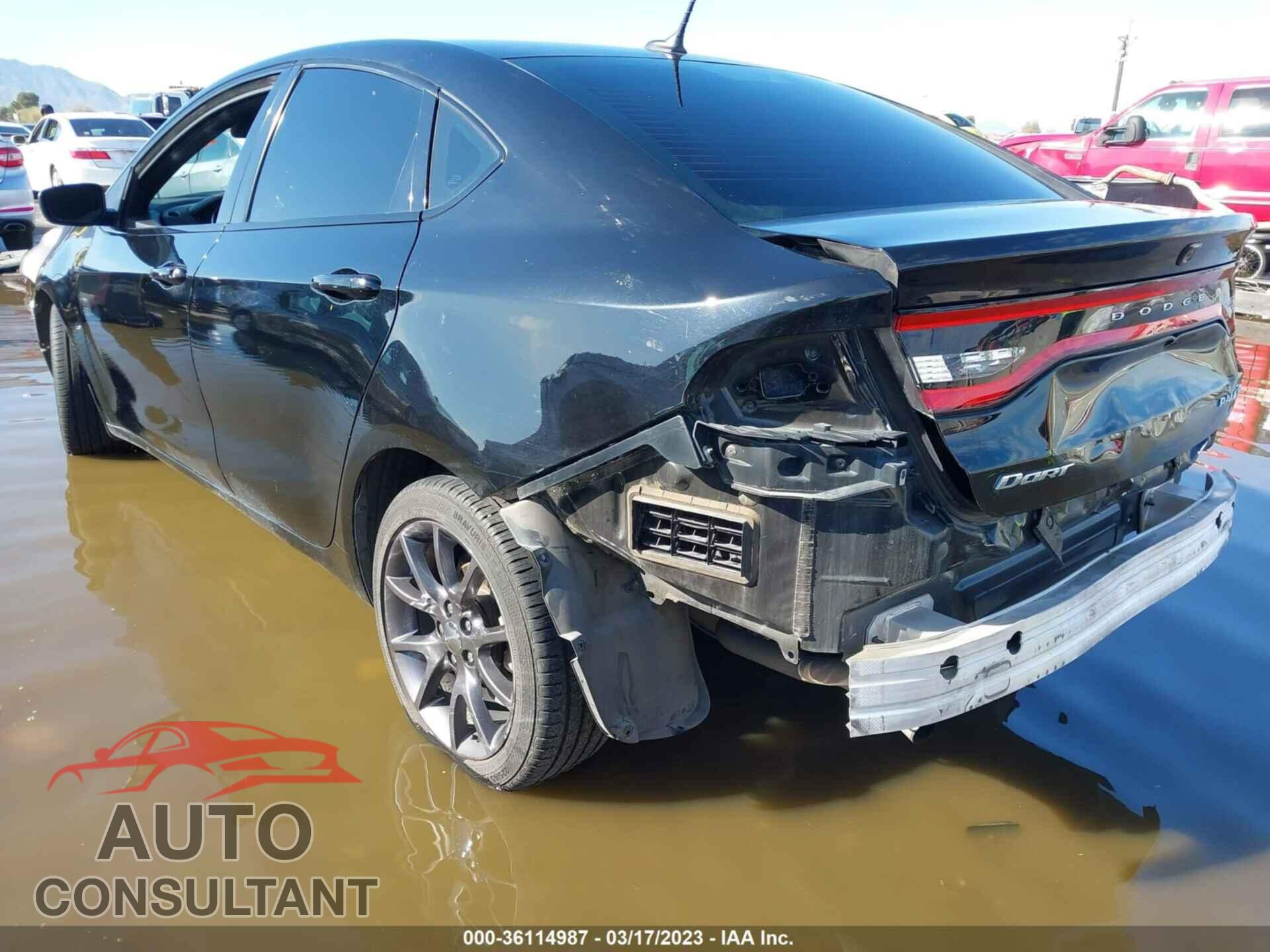 DODGE DART 2015 - 1C3CDFBB5FD302487