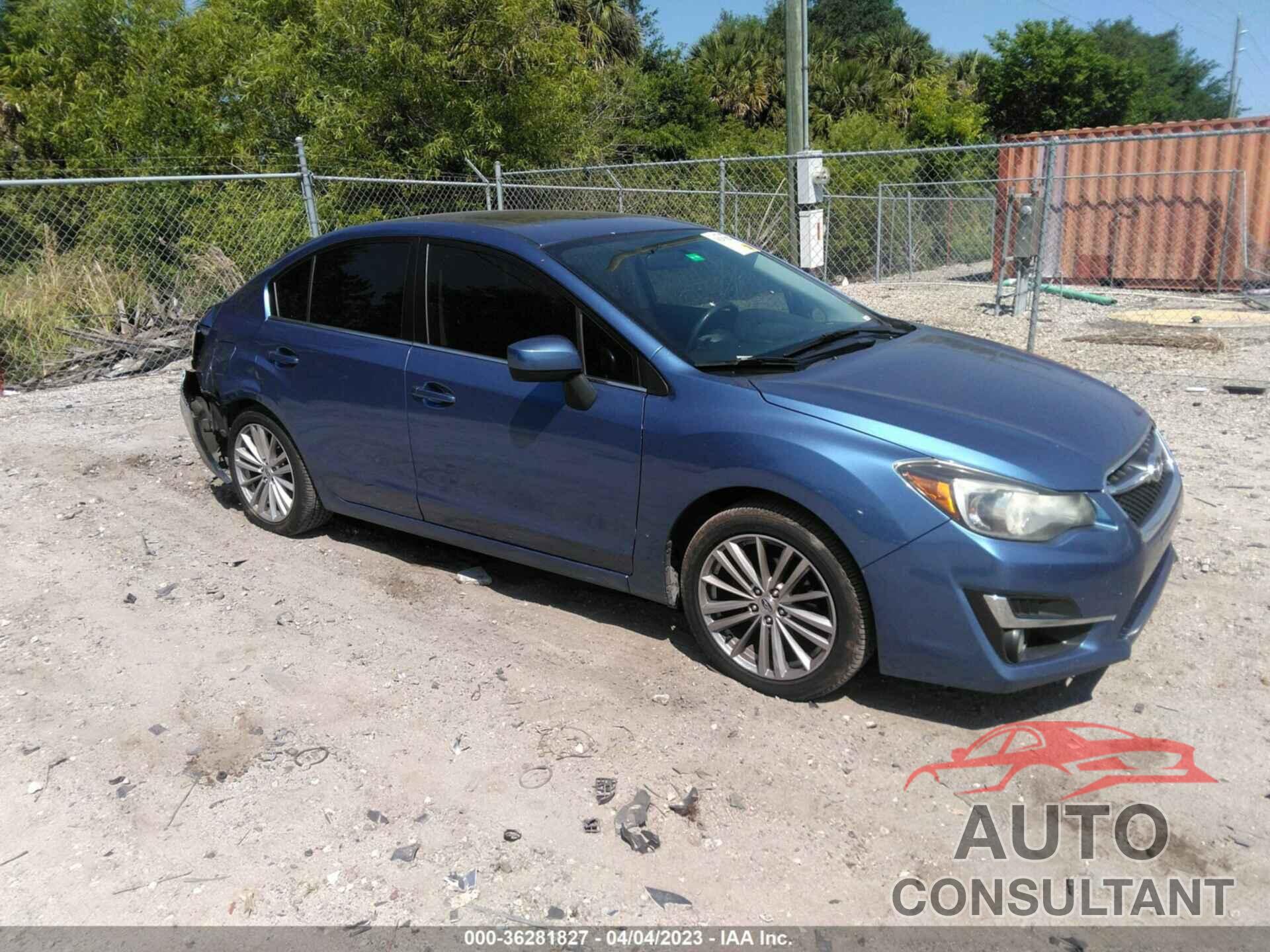 SUBARU IMPREZA SEDAN 2015 - JF1GJAK66FH002743