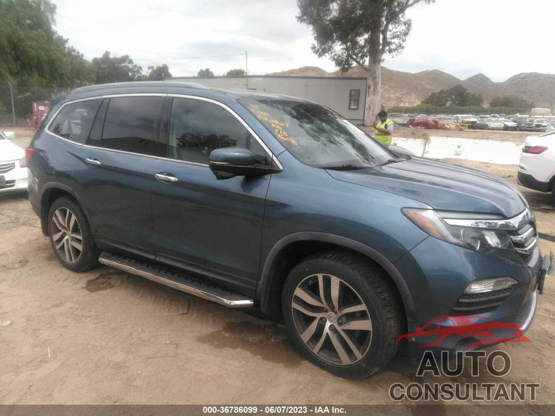 HONDA PILOT 2016 - 5FNYF6H92GB124936