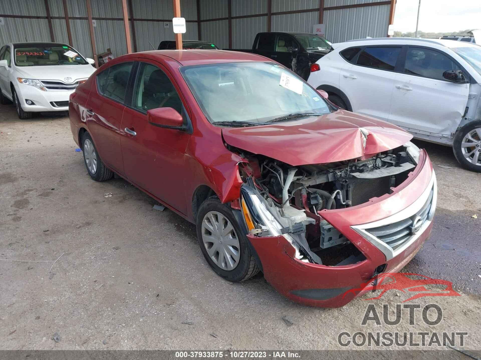 NISSAN VERSA 2019 - 3N1CN7AP1KL826822