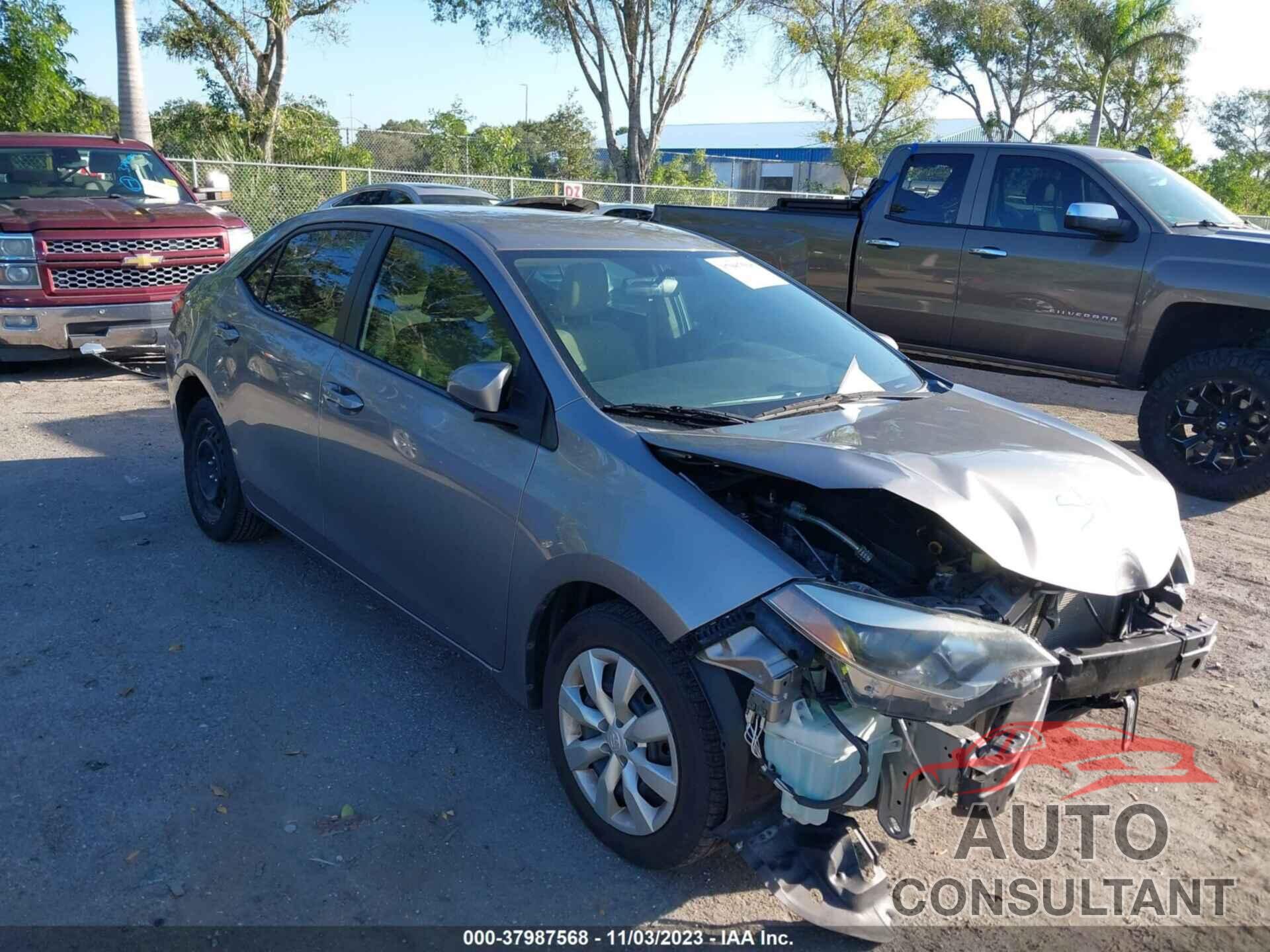 TOYOTA COROLLA 2016 - 2T1BURHE0GC726586