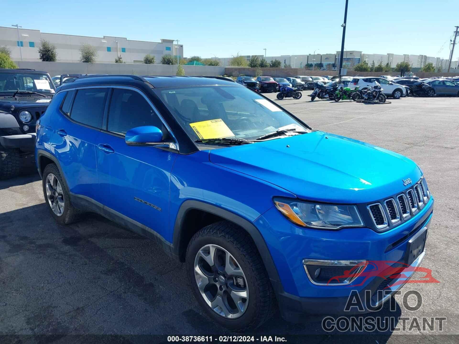 JEEP COMPASS 2019 - 3C4NJDCB0KT596076