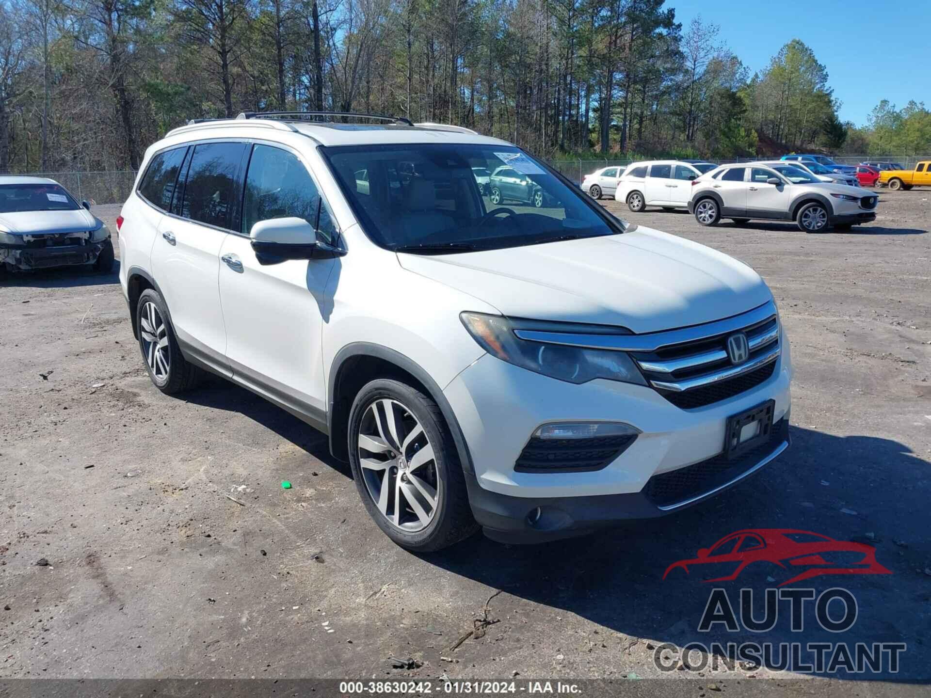 HONDA PILOT 2016 - 5FNYF5H96GB008570