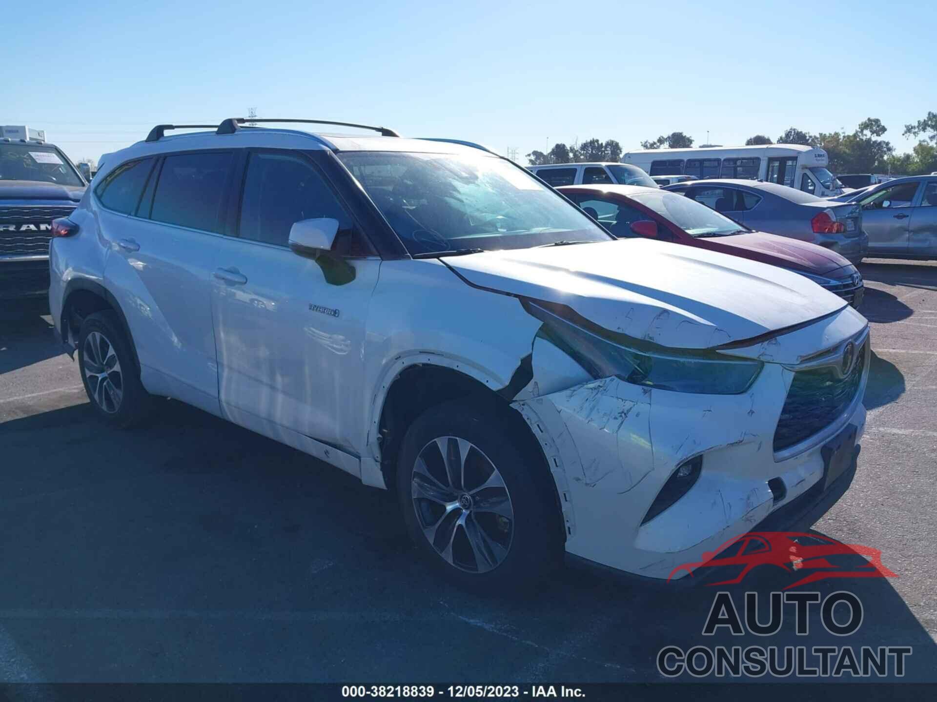 TOYOTA HIGHLANDER 2021 - 5TDHARAH2MS504125