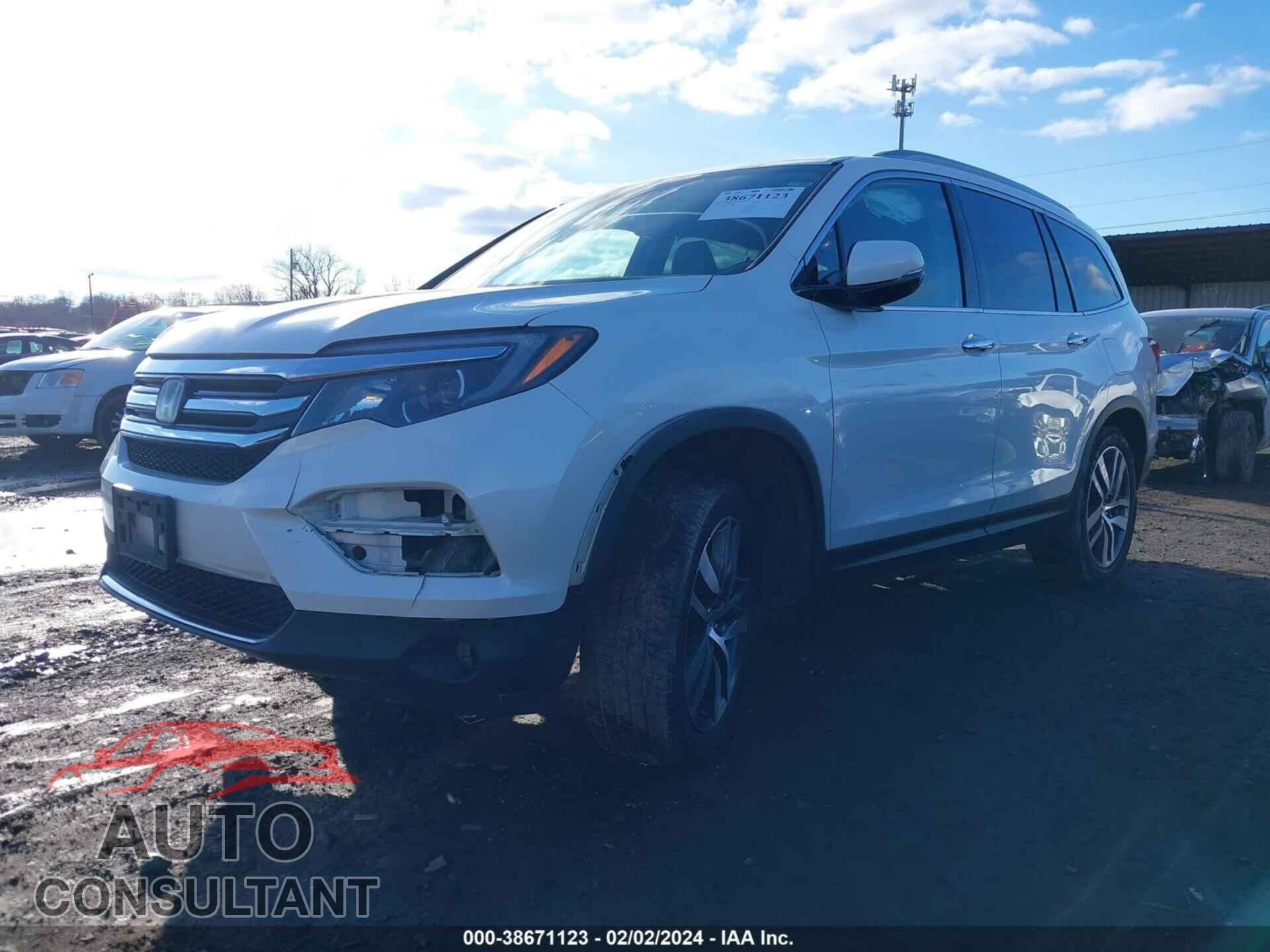 HONDA PILOT 2016 - 5FNYF6H02GB002014