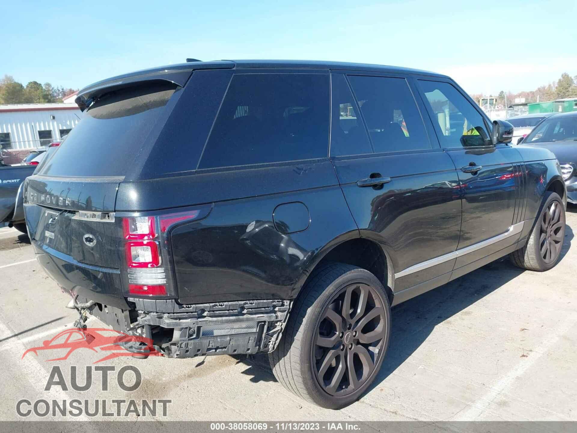 LAND ROVER RANGE ROVER 2017 - SALGS2FE2HA320636