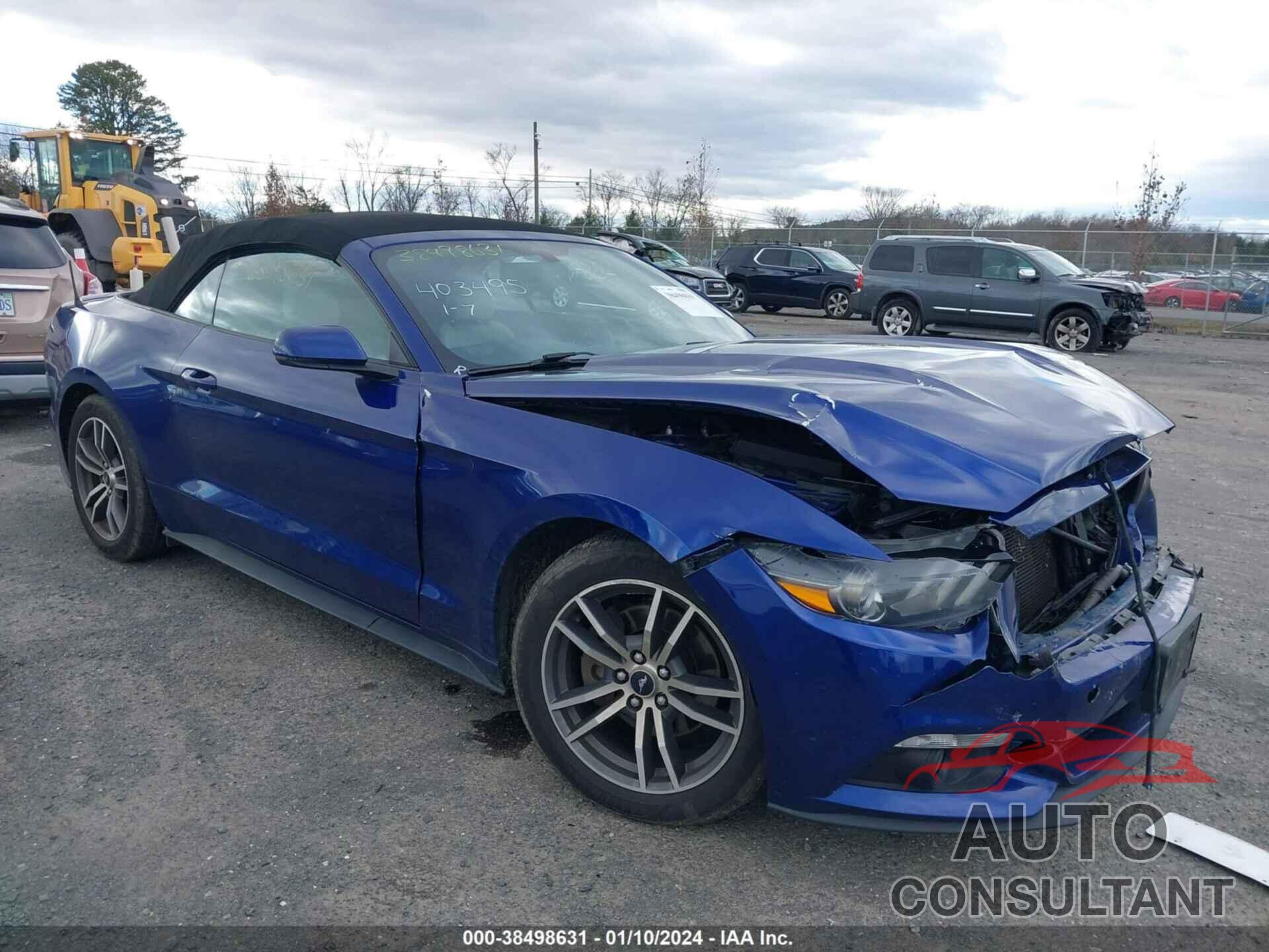 FORD MUSTANG 2016 - 1FATP8UH2G5245473