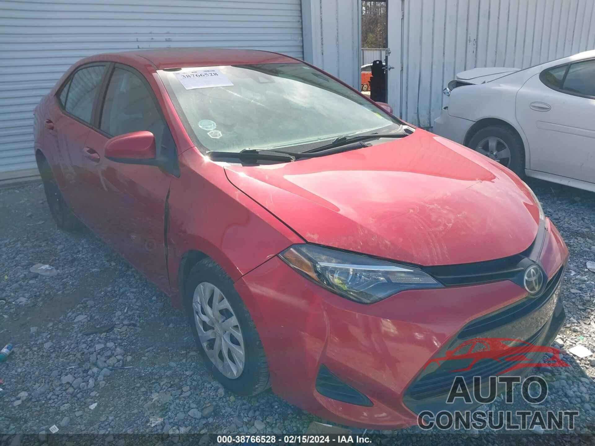 TOYOTA COROLLA 2019 - 2T1BURHE5KC216629