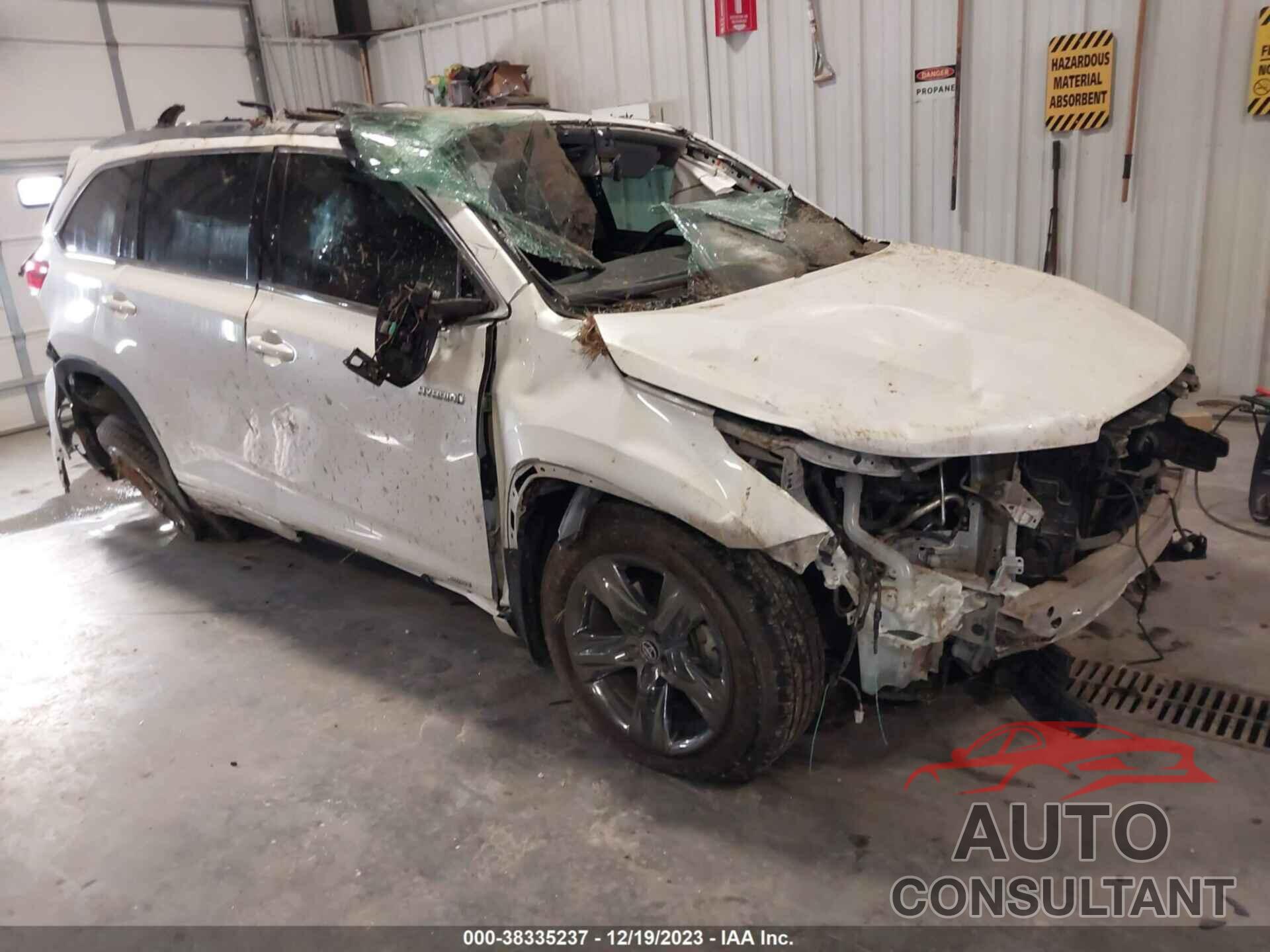 TOYOTA HIGHLANDER HYBRID 2017 - 5TDDGRFH0HS025603
