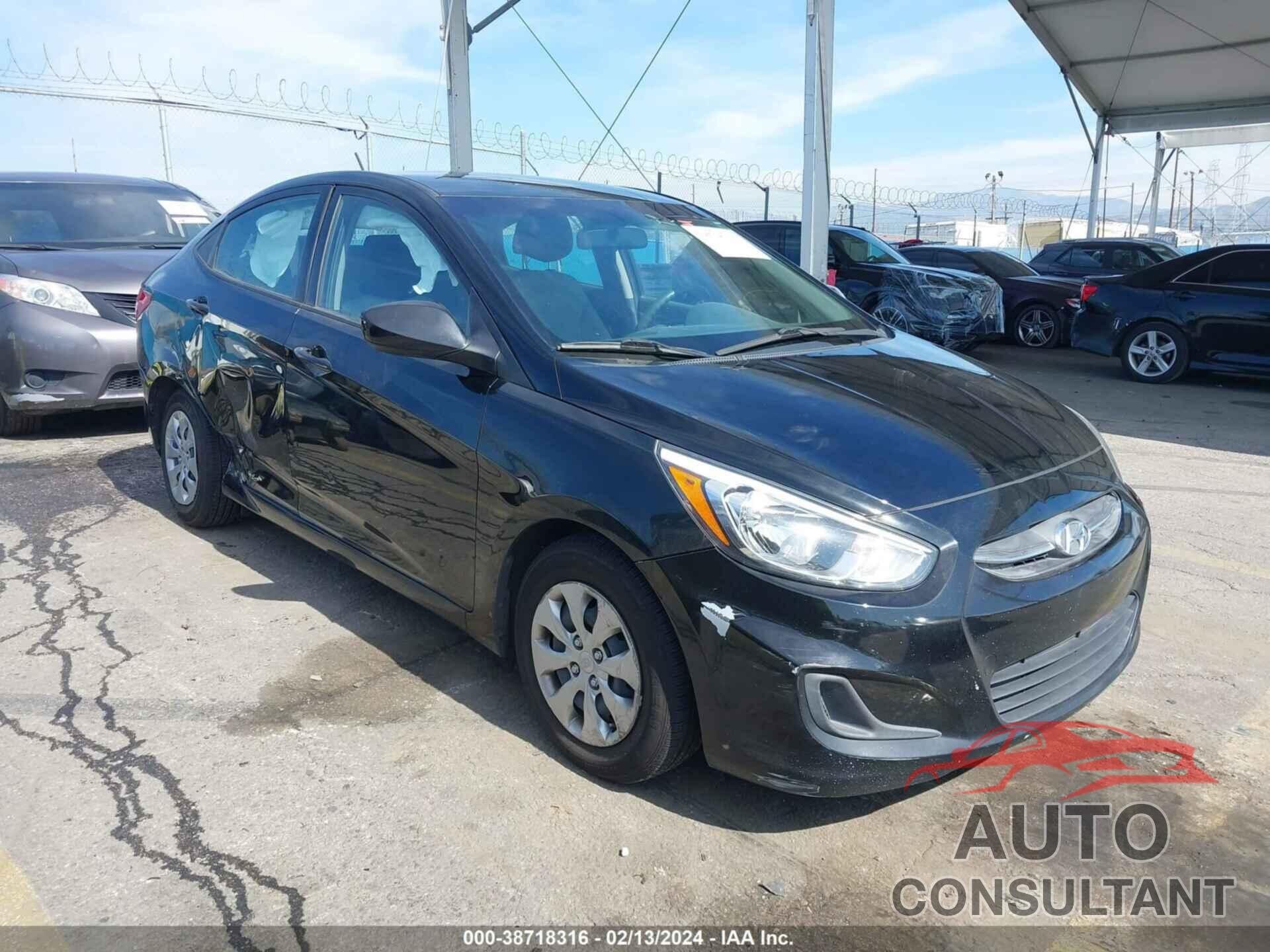 HYUNDAI ACCENT 2017 - KMHCT4AE3HU363415