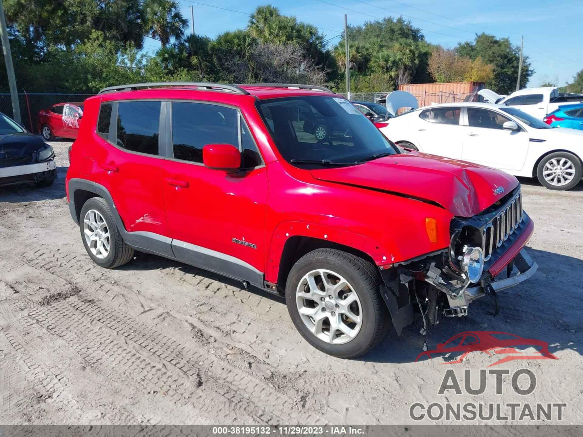 JEEP RENEGADE 2016 - ZACCJABT2GPE08320