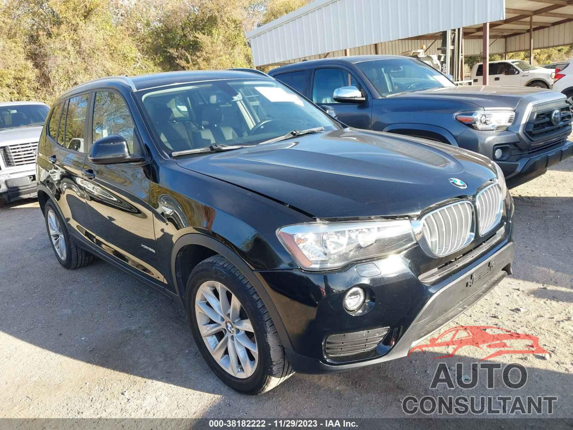 BMW X3 2016 - 5UXWX9C59G0D74443