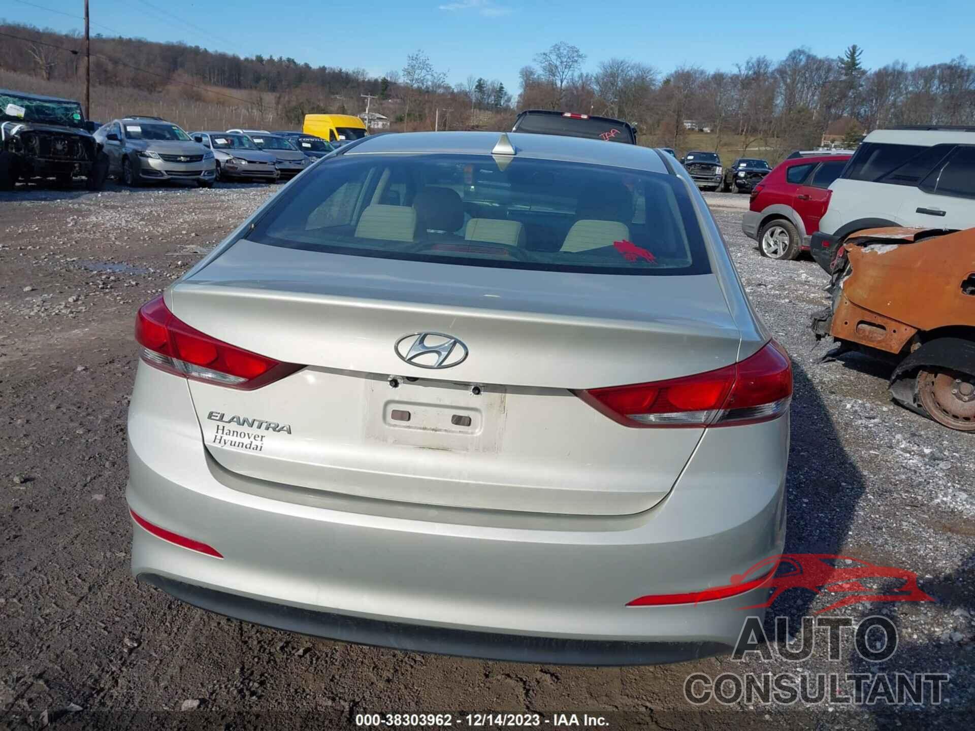 HYUNDAI ELANTRA 2018 - 5NPD84LF2JH368931