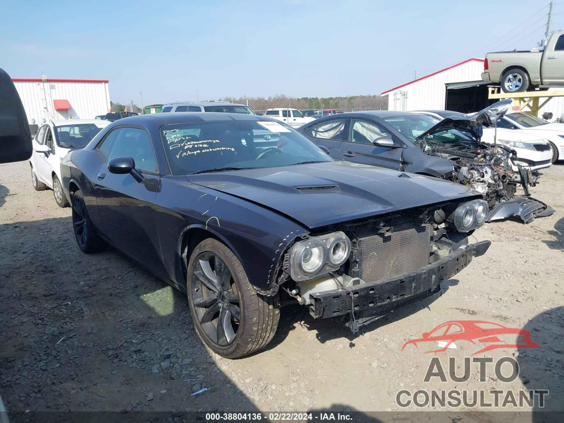 DODGE CHALLENGER 2016 - 2C3CDZAG8GH264370