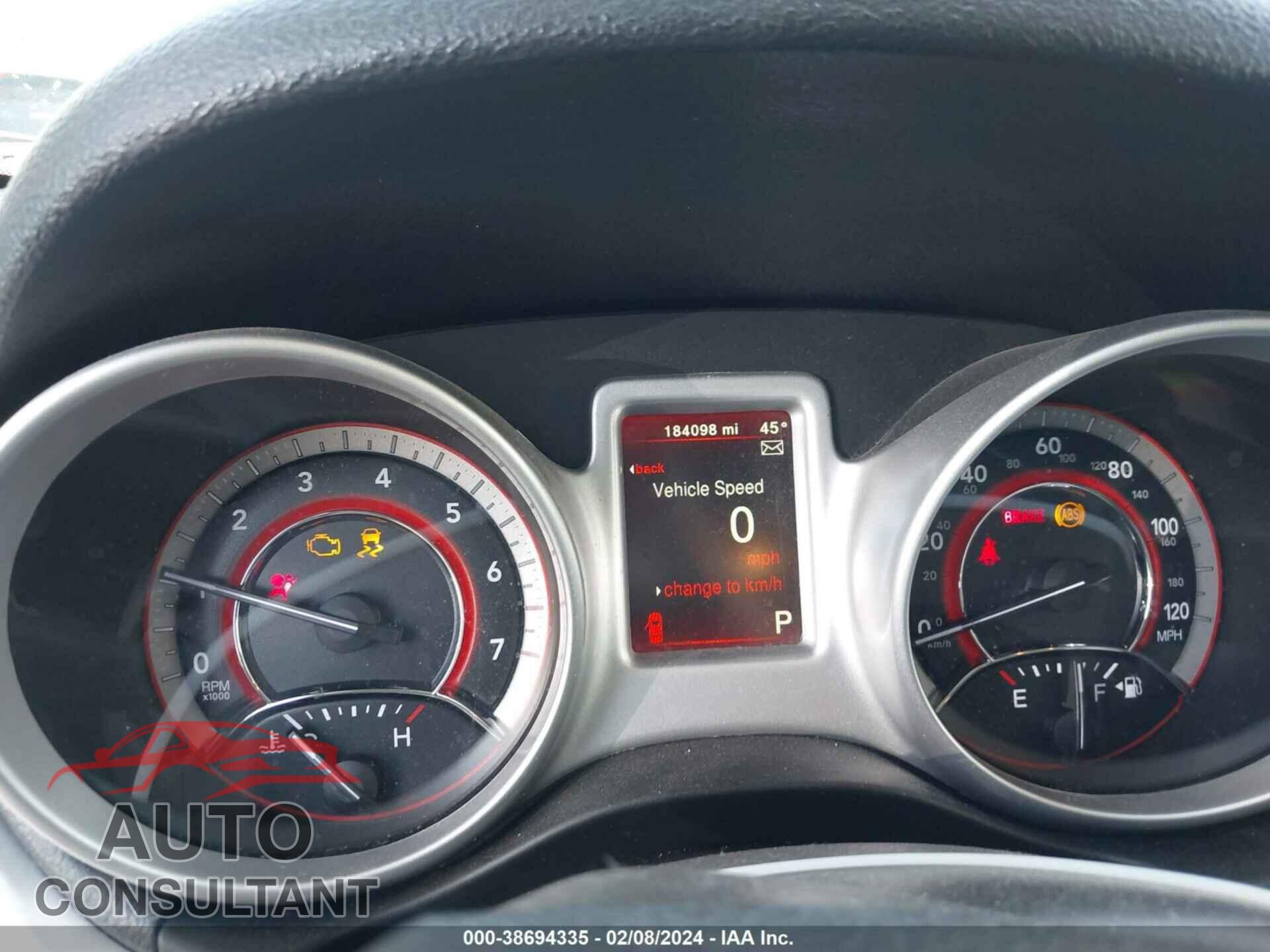DODGE JOURNEY 2017 - 3C4PDCBB4HT594996