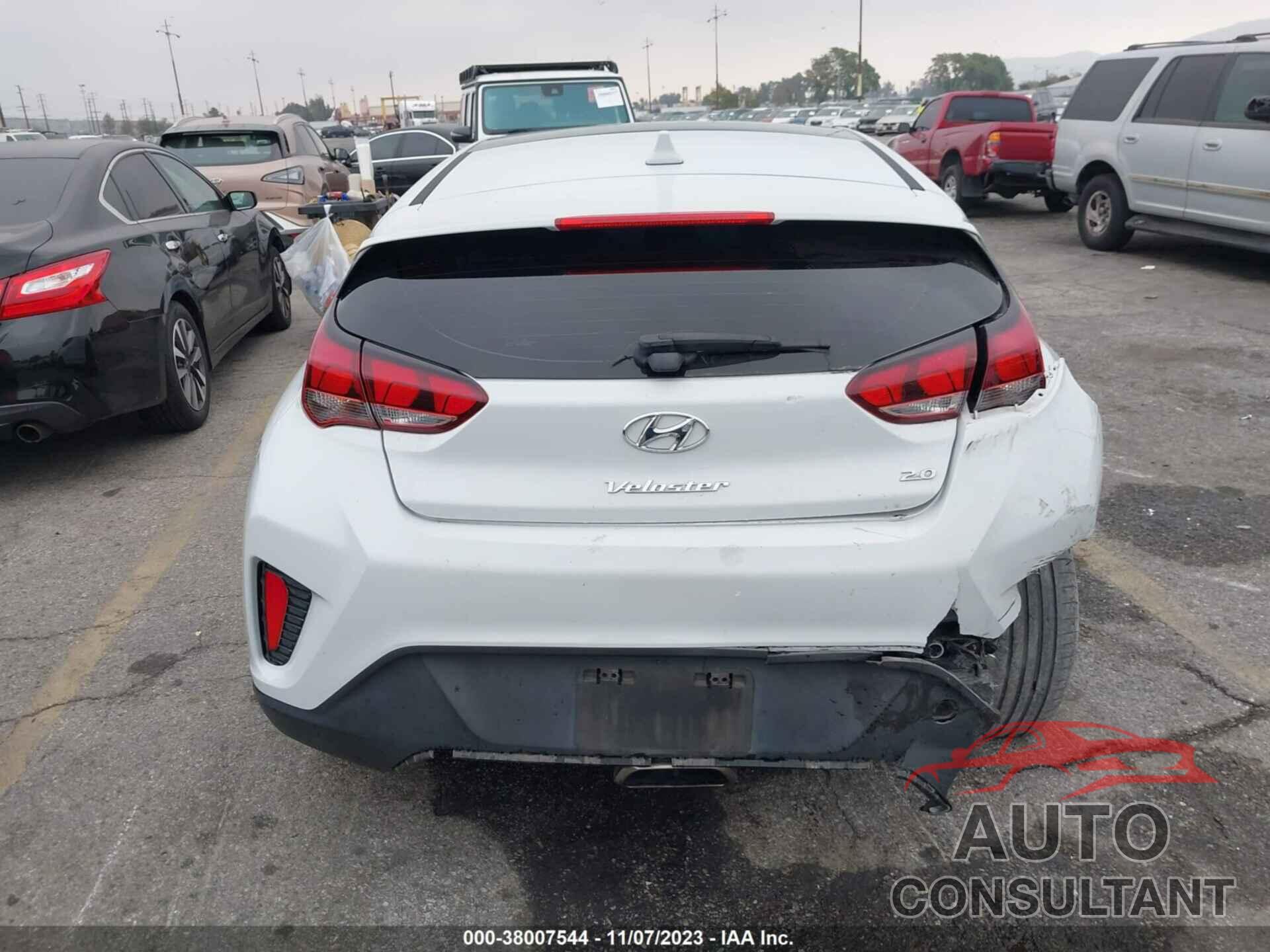 HYUNDAI VELOSTER 2019 - KMHTG6AF1KU015404