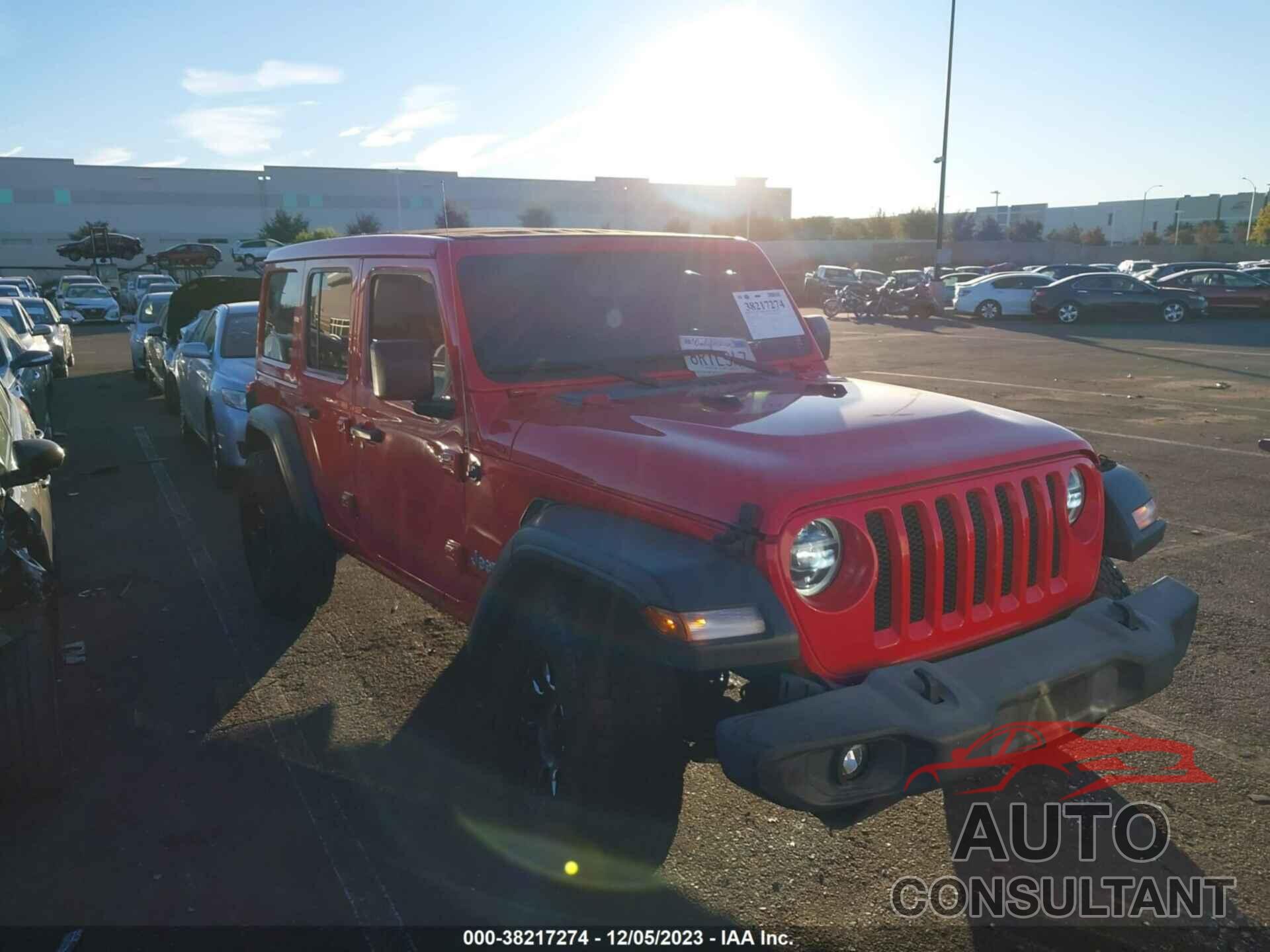 JEEP WRANGLER UNLIMITED 2020 - 1C4HJXDN7LW311523